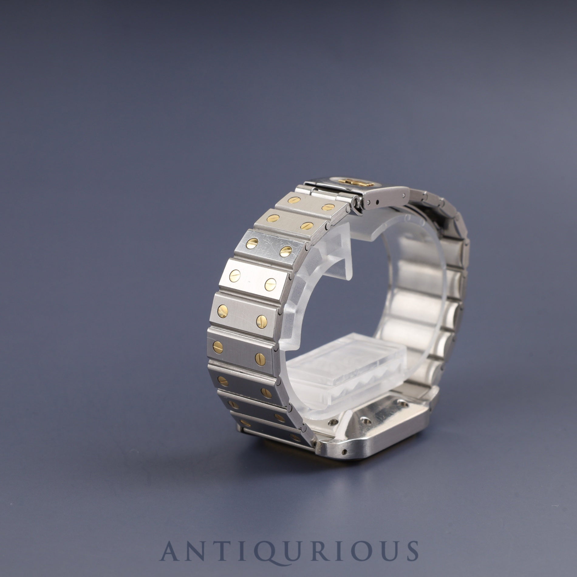 カルティエ サントス ガルベ LM AC23.80GR OR0.750 4.05GR / 2961 自動巻き Cal.2671 SS/YG SS/YG ホワイトローマン文字盤 オーバーホール済み