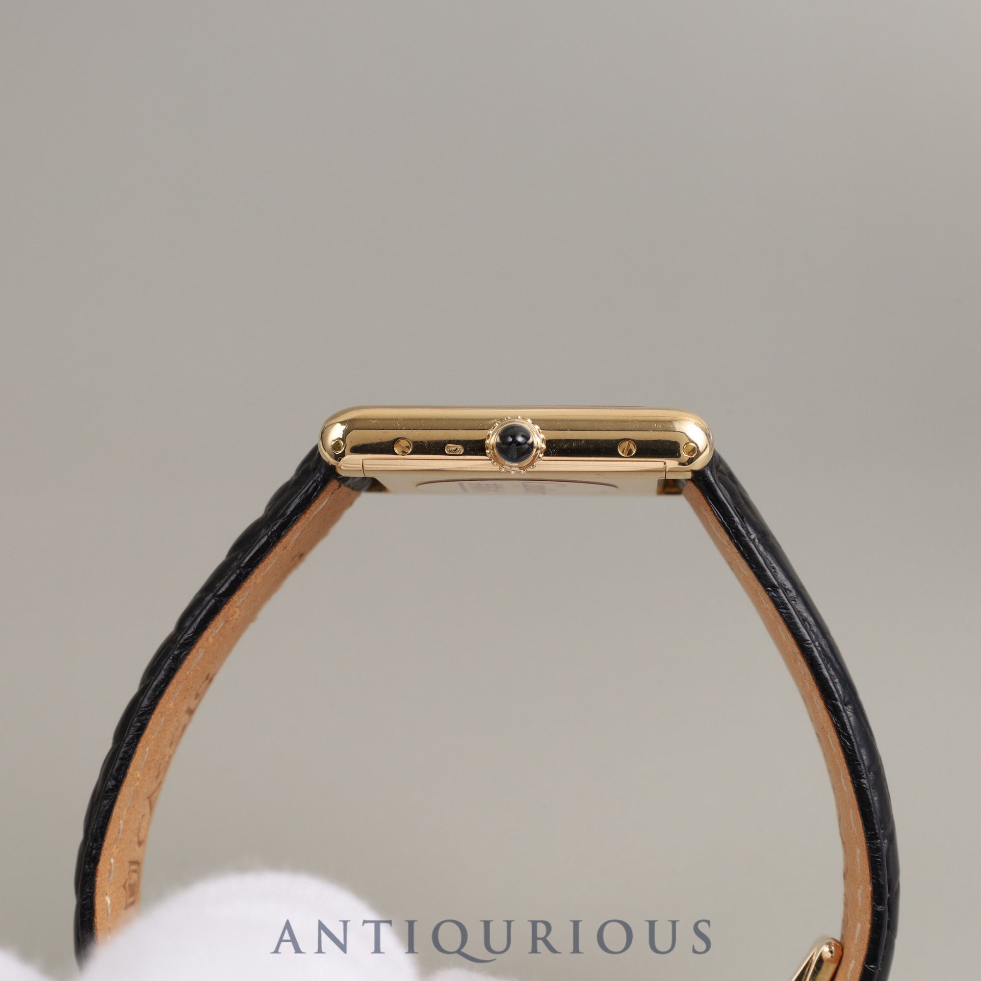 Cartier Tank Louis Cartier LM 81720552 78086 Manual winding Cal.78-1 750 Leather Genuine buckle (750) White PARIS dial Complete Cartier boutique service completed