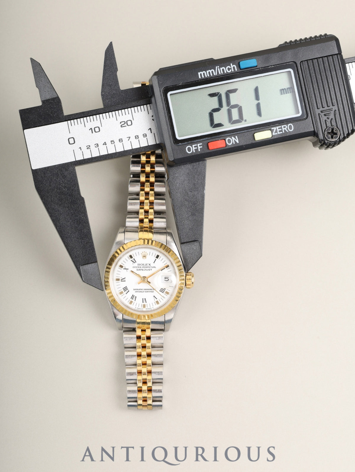 ロレックス デイトジャスト レディ 69173 自動巻き Cal.- SS/YG SS/YG ホワイトローマン文字盤(T SWISS MADE T表記) 保証書(1993年)オーバーホール済み