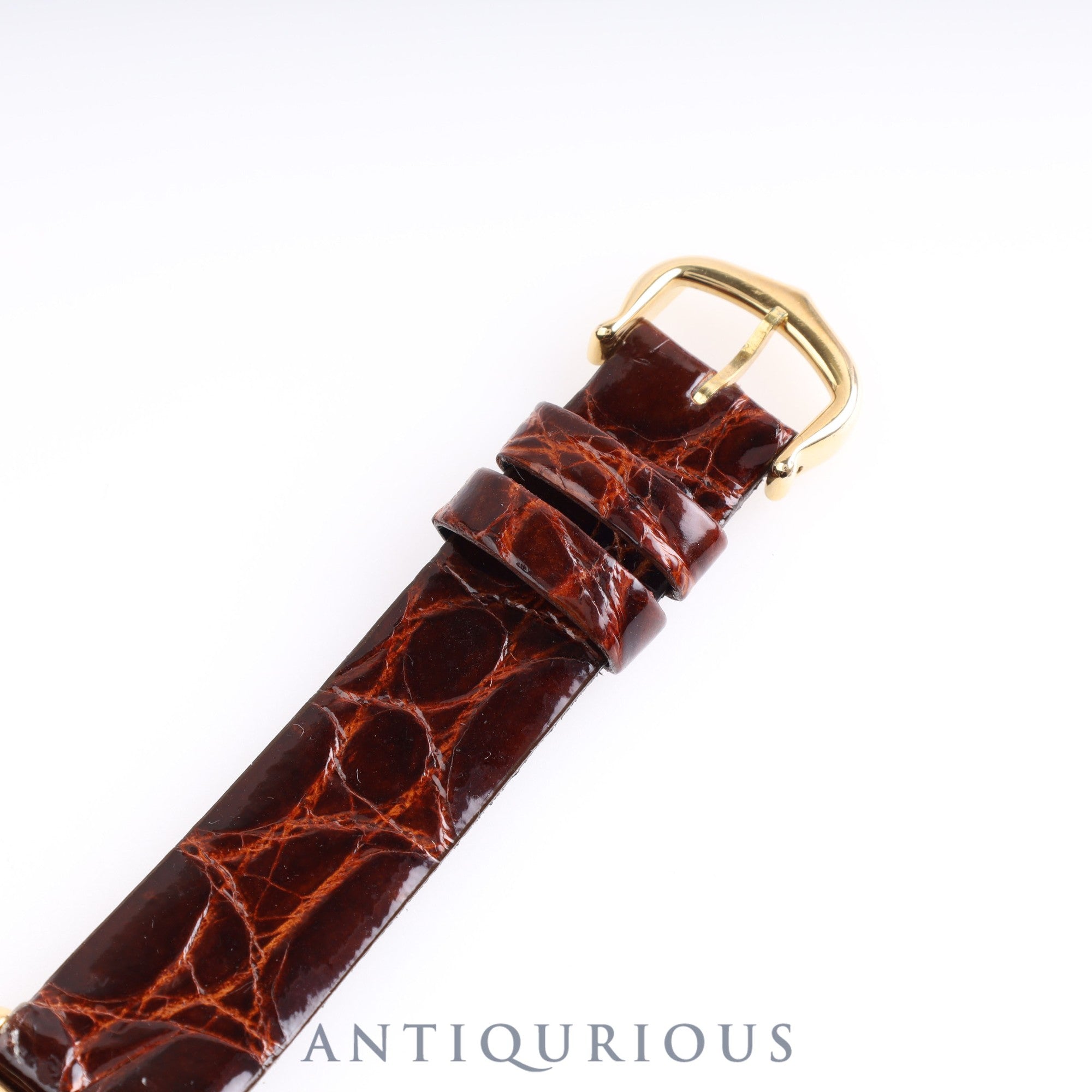 Cartier Must Tank SM Straight Roman Dial 5057001 925 Leather Genuine Buckle (GP) Quartz Mid 1980s - circa 1994