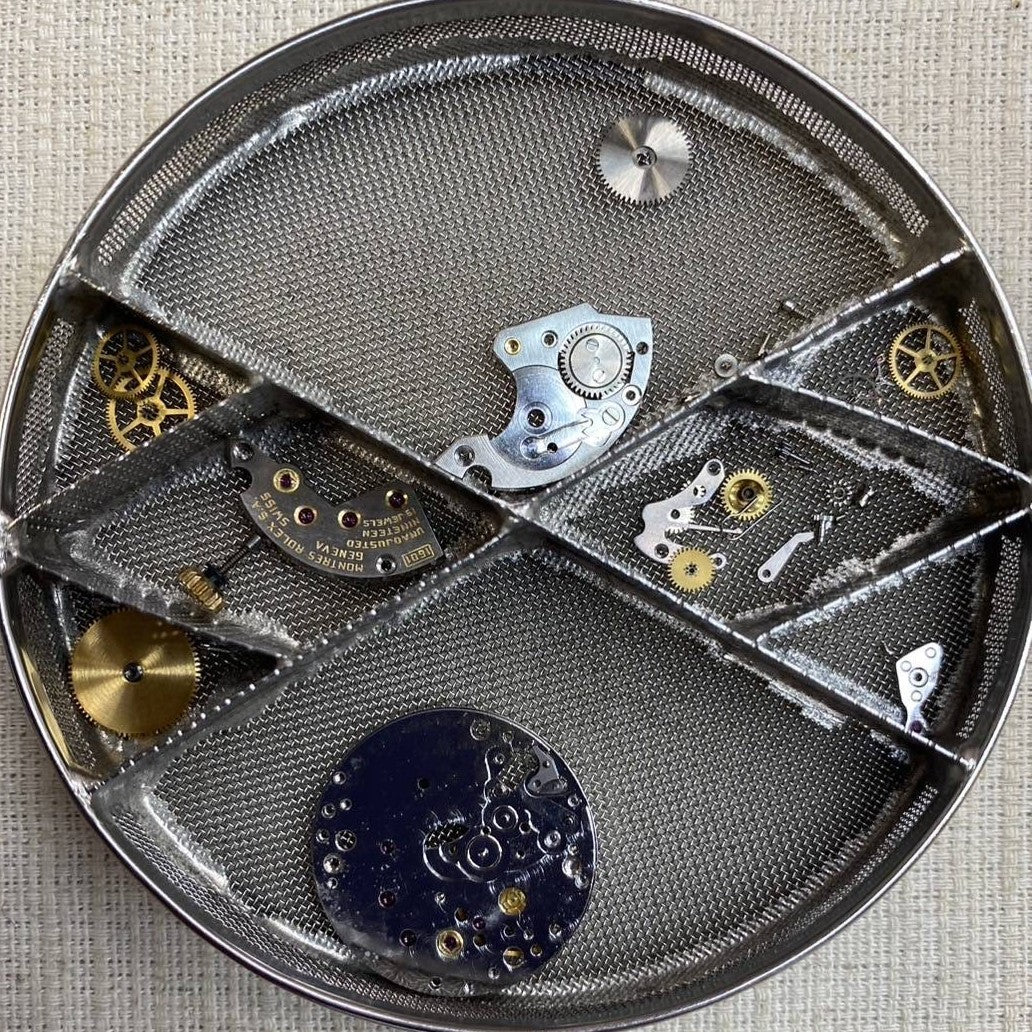 Rolex Cellini 4122 Manual winding Cal.1601 YG Leather Genuine buckle (GP) Gold dial No. 4 Overhauled