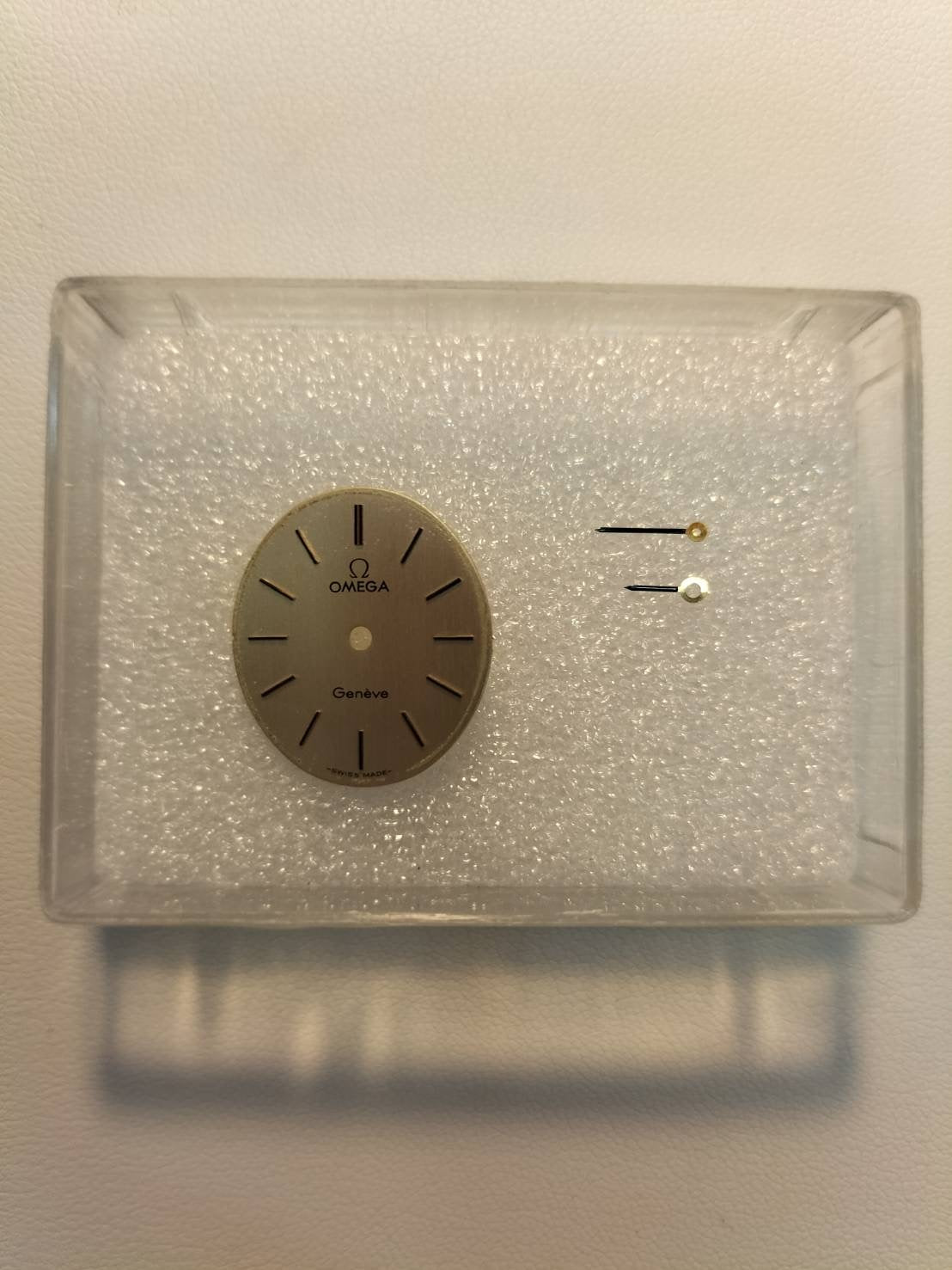 Omega Geneve 5511.0411 Manual winding Cal.625 GP Leather Genuine buckle (GP) Gold dial Overhauled