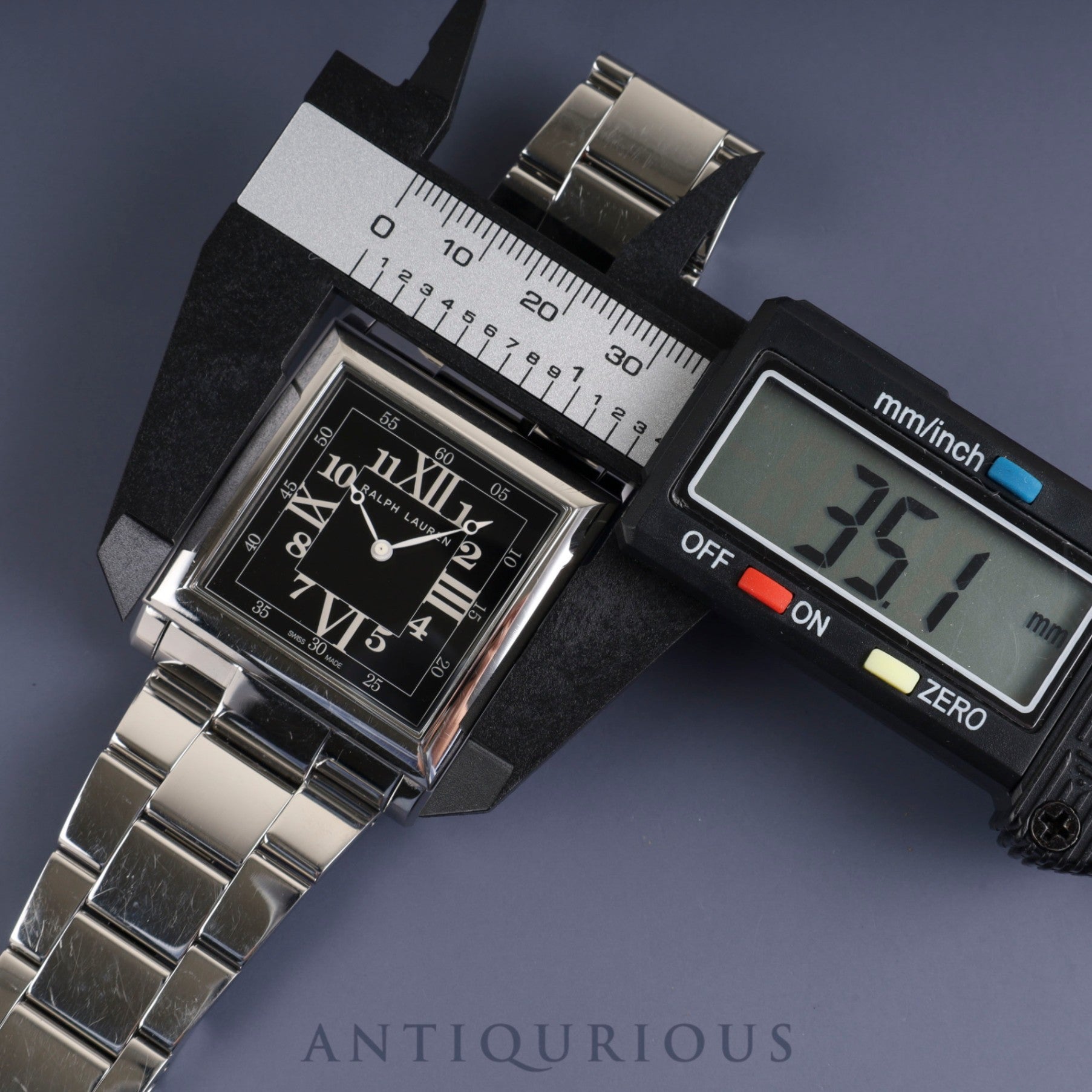Ralph Lauren Slim Classic 867 RLR0150000 Automatic, Stainless Steel, Black Dial, Booklet, Warranty Card (2018), 2 Links, Overhauled