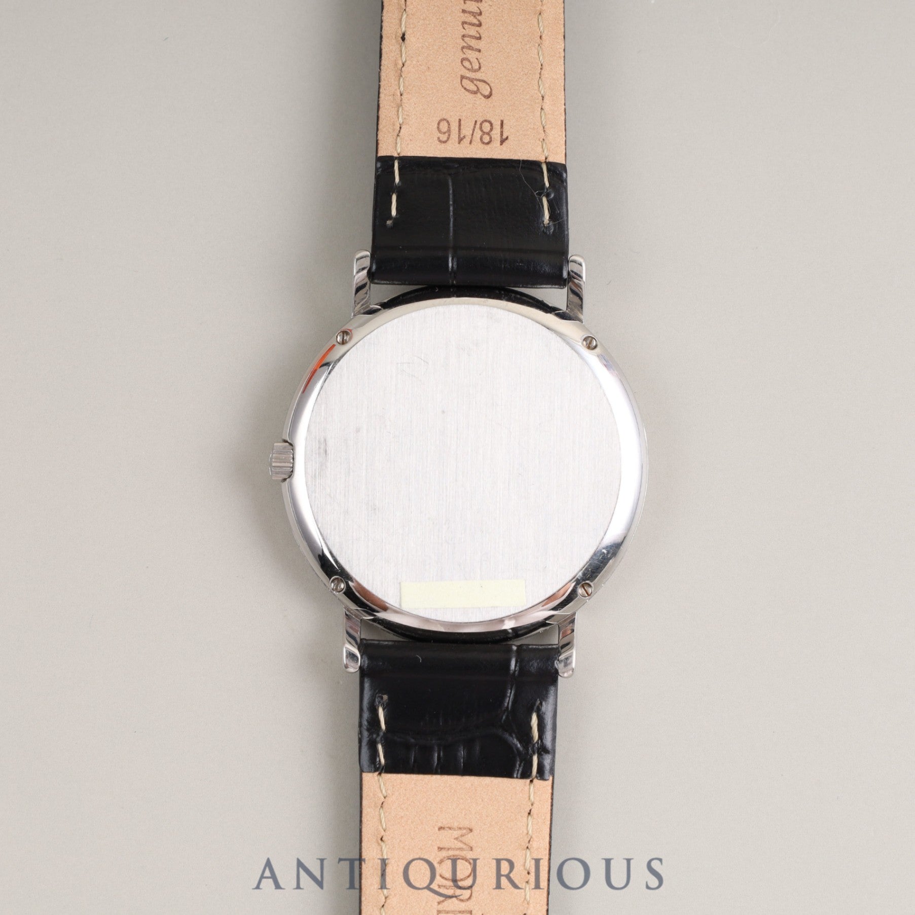 IWC Portofino IW333105 Quartz Cal.IW2210 SS Leather Genuine Buckle White Dial Overhauled IWC
