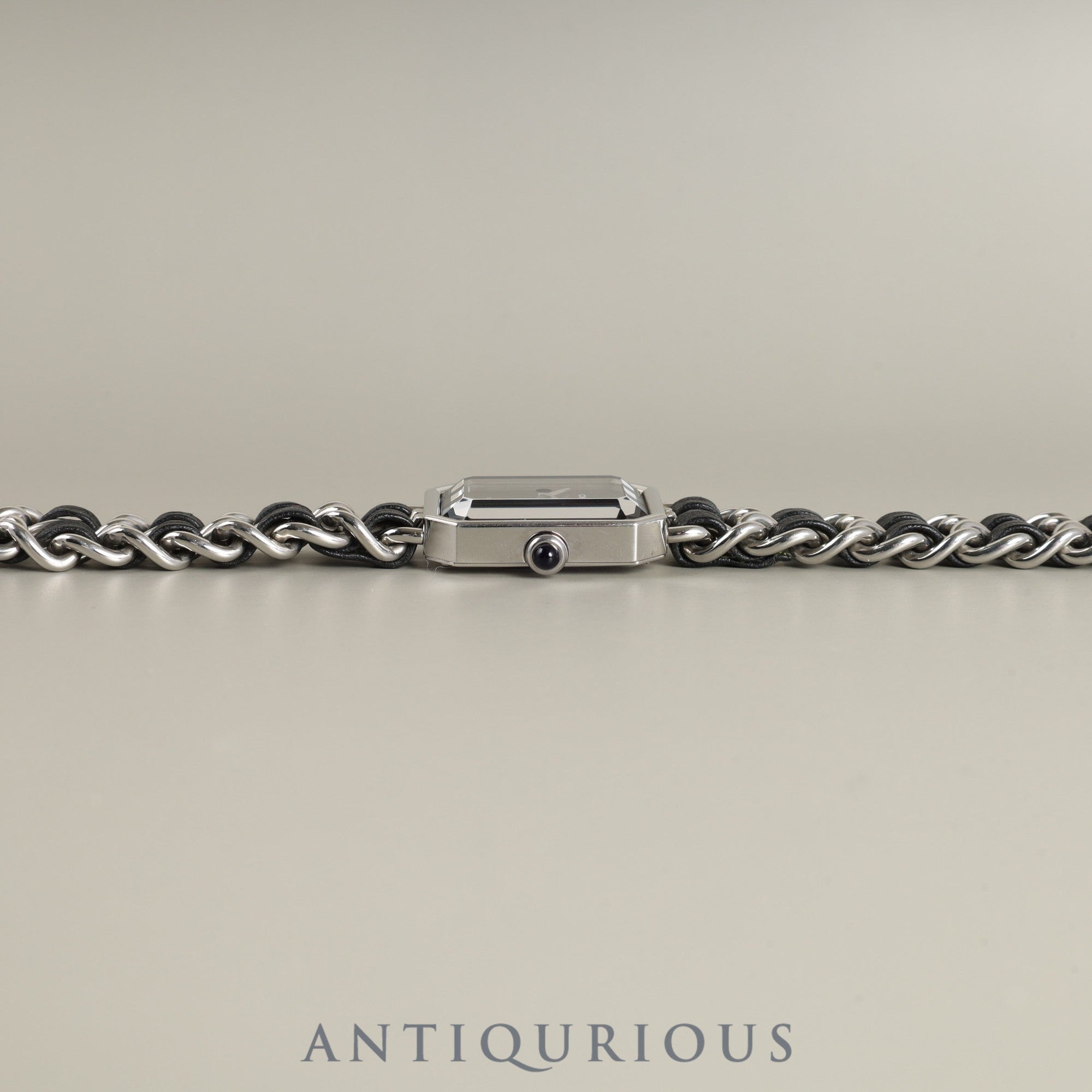 Chanel Premiere M H0001 Quartz Cal.976.001 SS SS/Leather Black Dial Box Overhauled