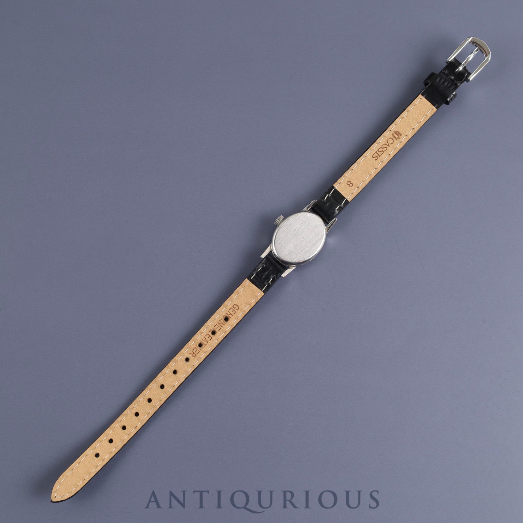 オメガ ジュネーブ 511.0363 手巻き SS 革 社外尾錠(SS)シルバー文字盤 オーバホール済み