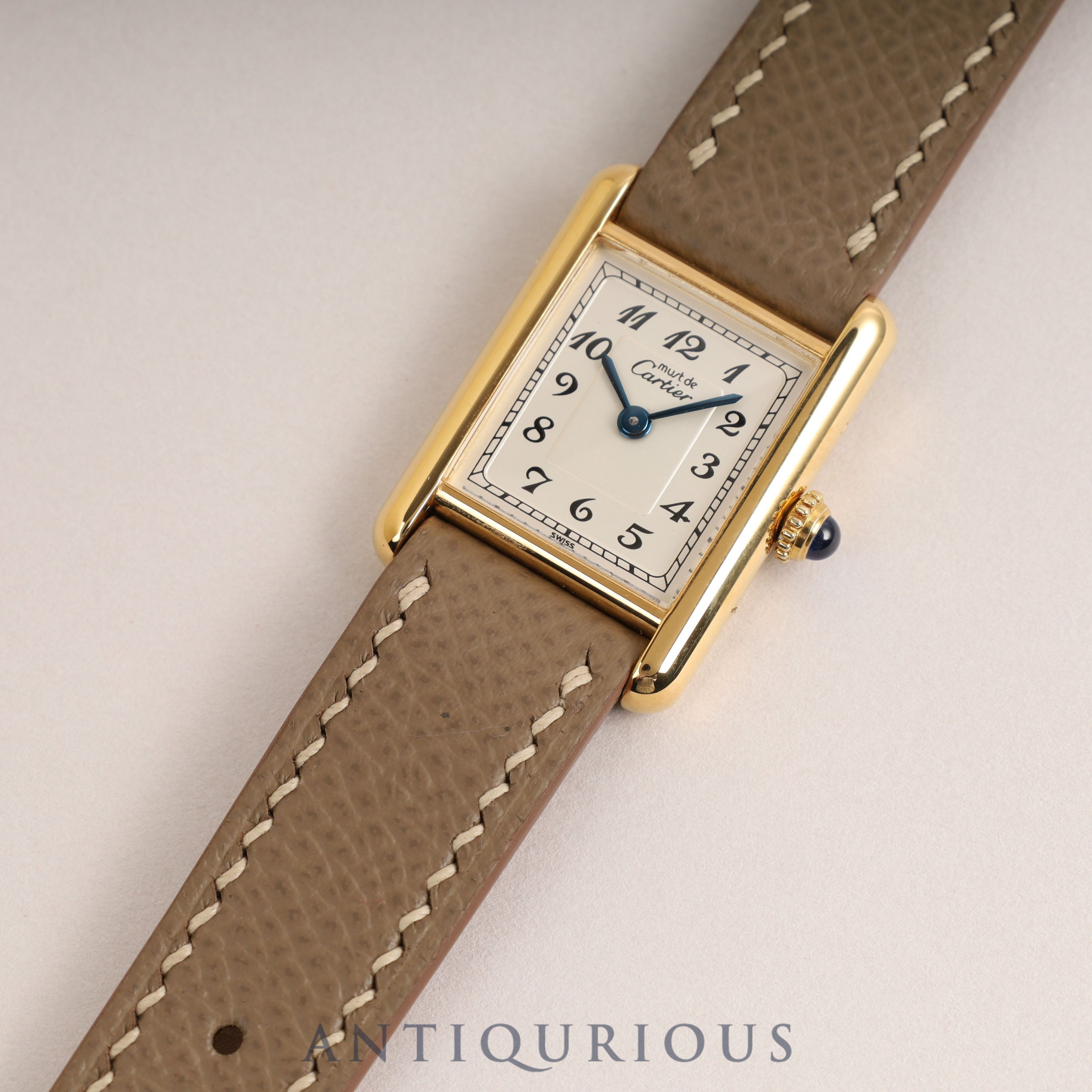 カルティエ マストタンク SM QZ アラビア文字盤 5057001 新品仕上げ済み
