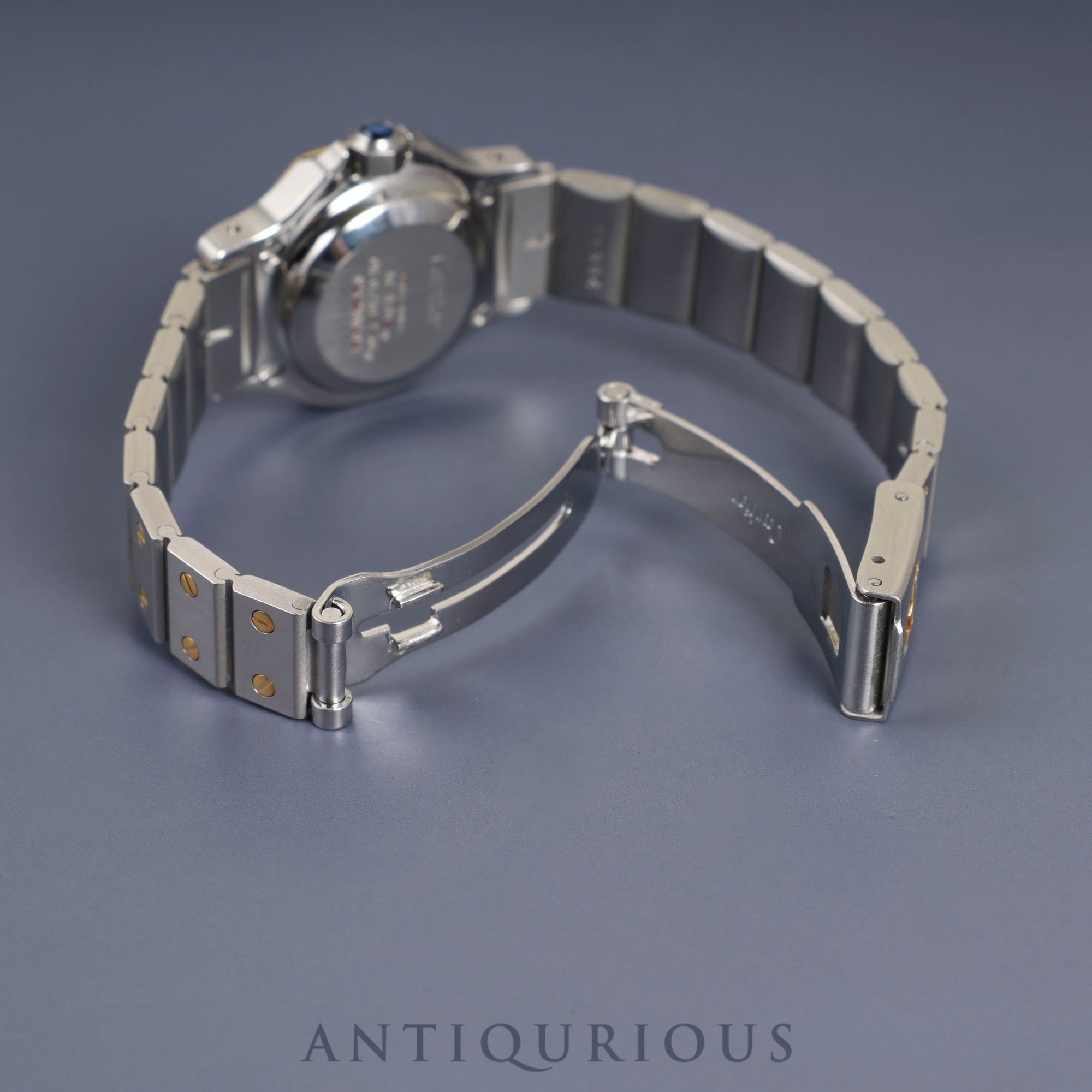 Cartier Santos Octagon SM 2039488 Automatic SS/YG SS/YG Grey ghost dial Box International lifetime warranty (1984) Complete service (full maintenance) completed at Cartier boutique