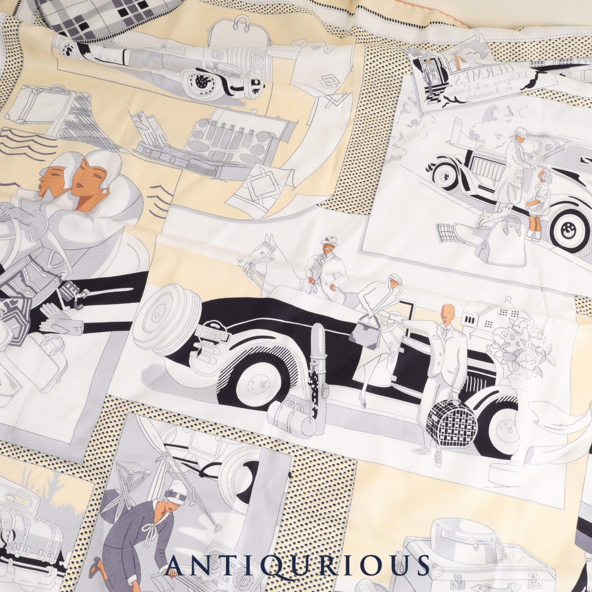 Hermes Scarf Carre 70 Car Comfort SILK 100%