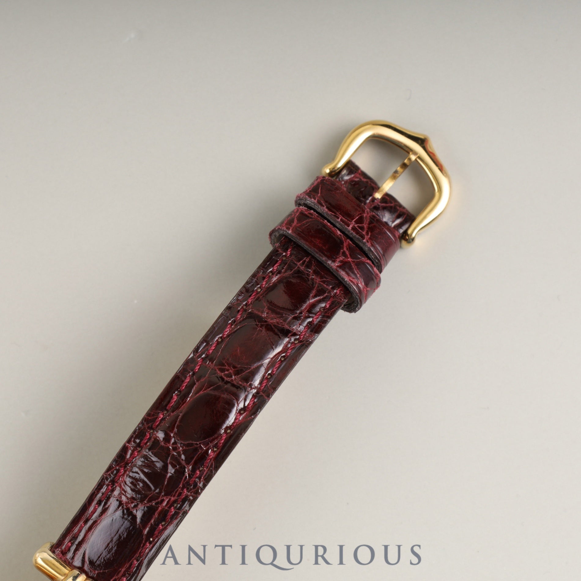 Cartier Must Colisee W1000653 / 590002 Quartz Caliber 90 SV925 with Genuine Leather Strap and Genuine GP Buckle. Ivory Roman Dial. Overhauled.