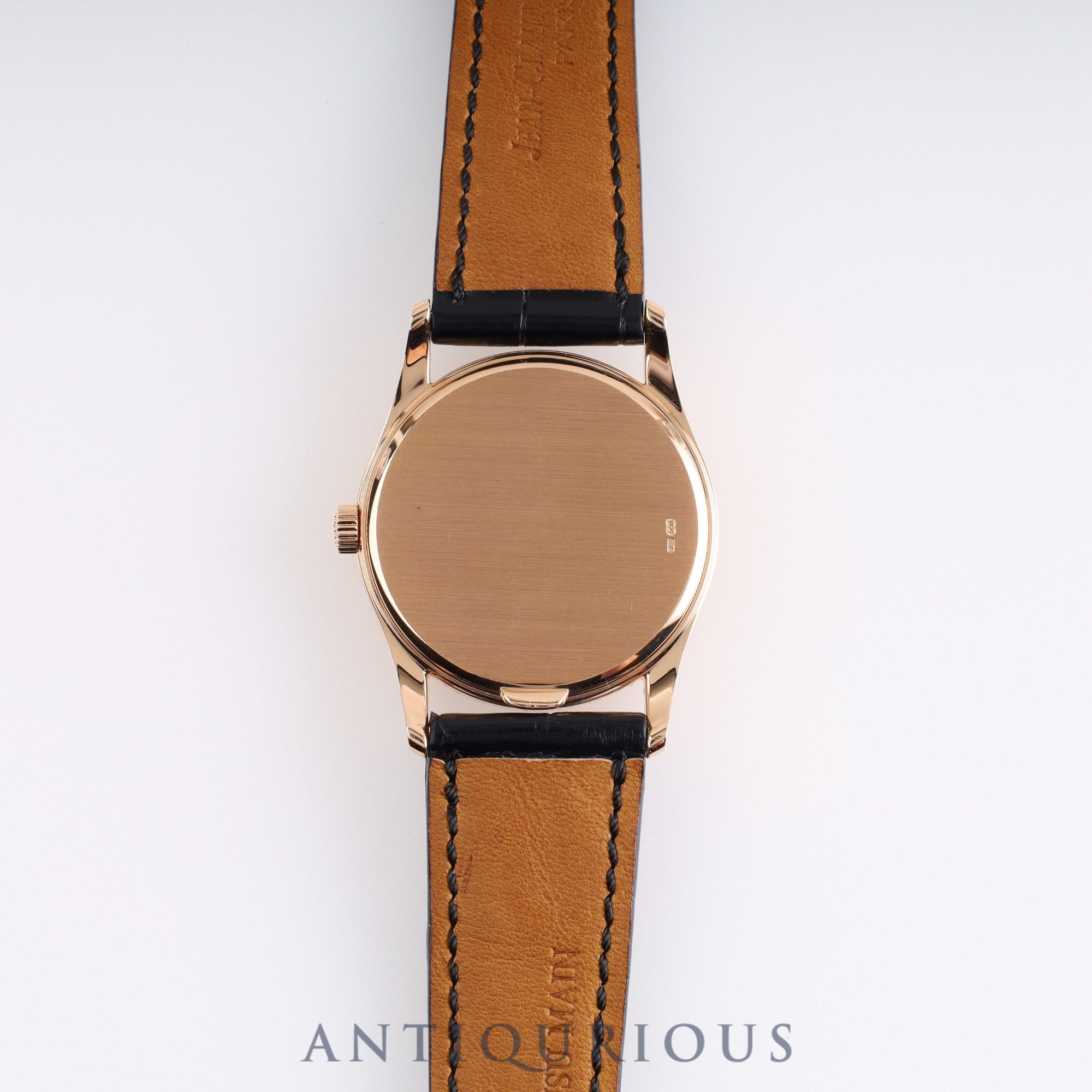 パテック・フィリップ カラトラバ 3796 手巻き Cal.215 RG 革 アイボリー文字盤 純正バックル 箱 アーカイヴ 冊子 ※2022/3/1パテックフィリップにてOH済み