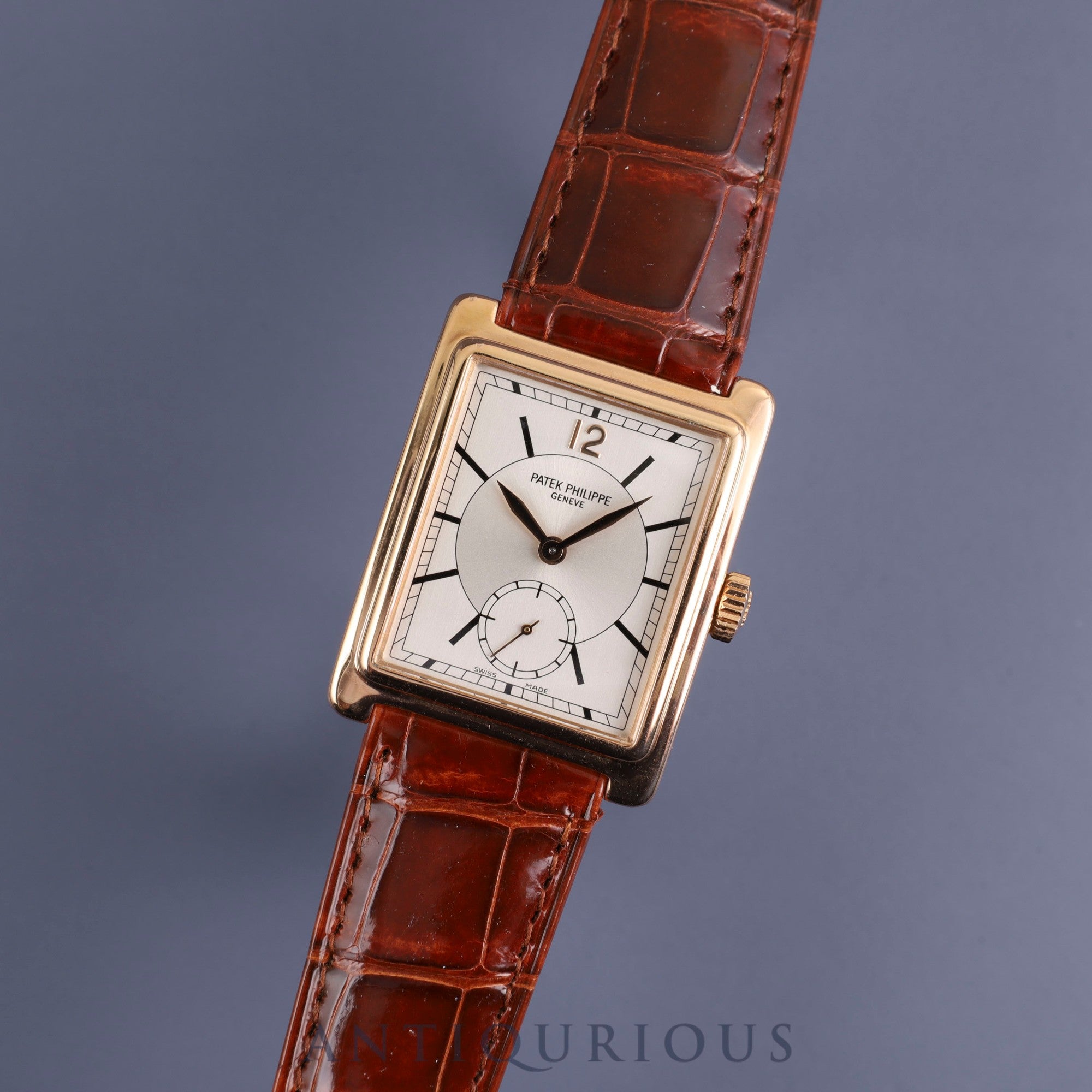 Patek Philippe Gondolo 5010R-001 Manual winding Cal.215 750 Genuine leather strap Genuine buckle (750) Silver dial Box Storage bag Overhauled