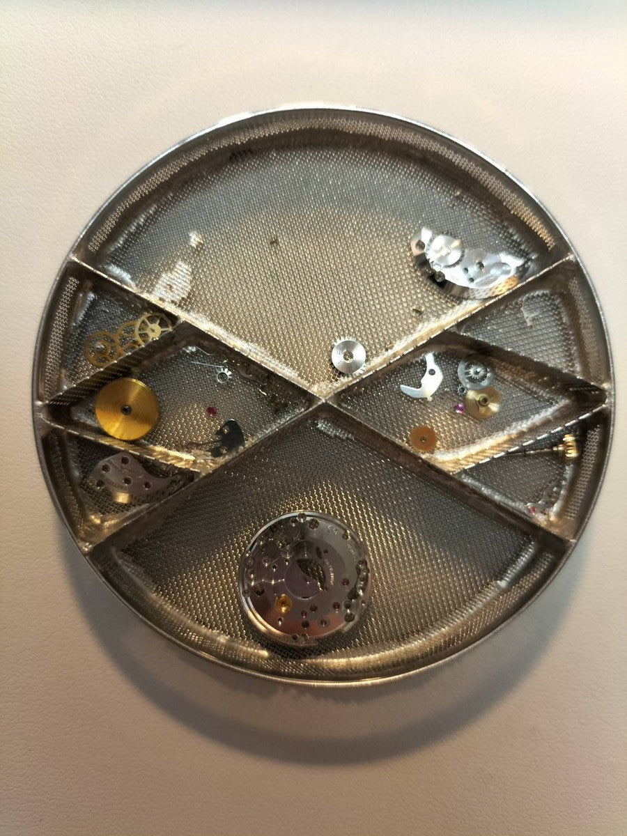 Cartier Must Tank LM Manual winding Cal.78-1 SV925 Leather Genuine buckle (GP) Lapis lazuli dial Overhauled