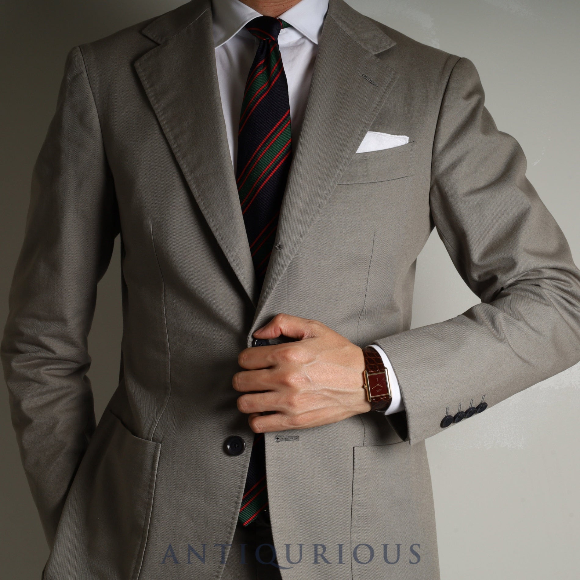 カルティエ マストタンク LM 手巻き Cal.78-1 SV925 革 純正尾錠(GP) ガーネットダイアル ボルドー文字盤オーバーホール済み