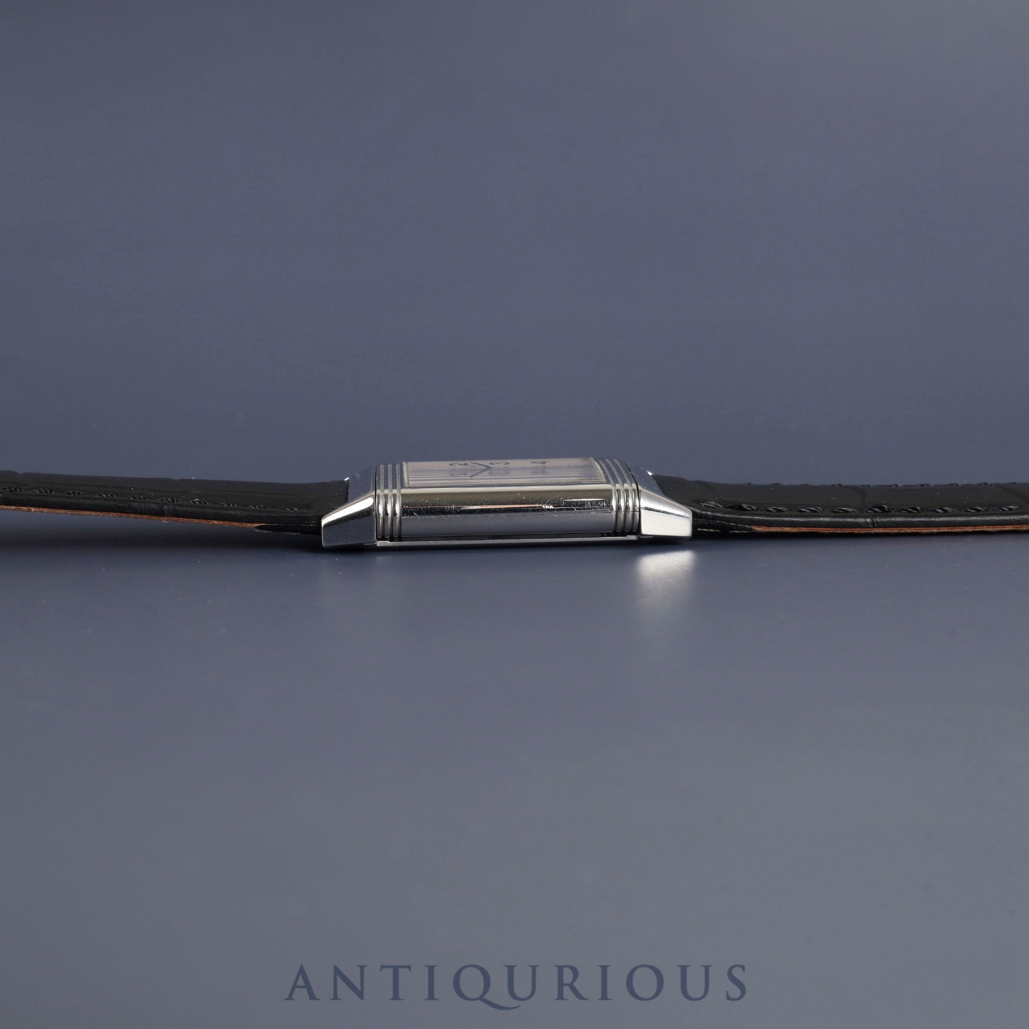 ジャガー・ルクルト レベルソ クラシック Q2508412 / 252.8.86 SS 手巻き Cal.846/1 SS 革 純正バックル(SS) シルバーアラビア文字盤(裏彫りあり)冊子 保証書(2011年) オーバーホール済み