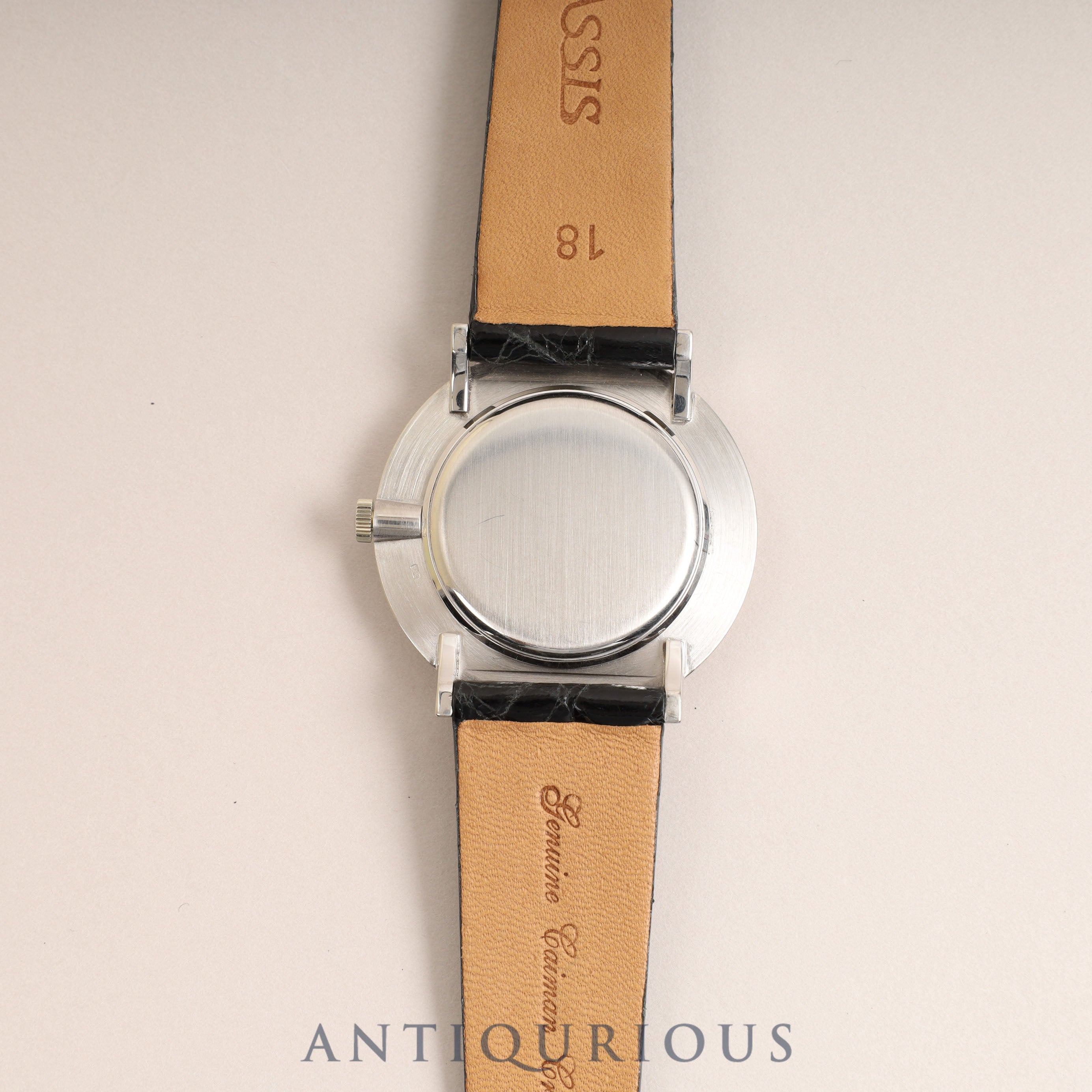 Vacheron Constantin Small Second 6319 Manual Winding Cal.K1001/1 WG Leather Silver Dial