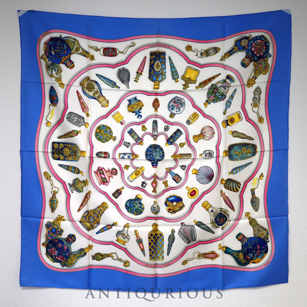 エルメス スカーフ カレ90 香水瓶 SILK100%