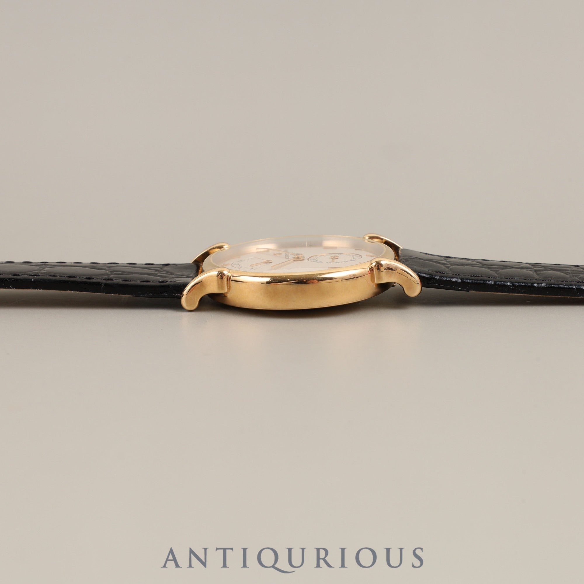 Vacheron Constantin Tour de Ile 48100/000R-3 Automatic Caliber 1190 750PG Leather Strap with Genuine Buckle (750PG) Ivory Dial Overhauled