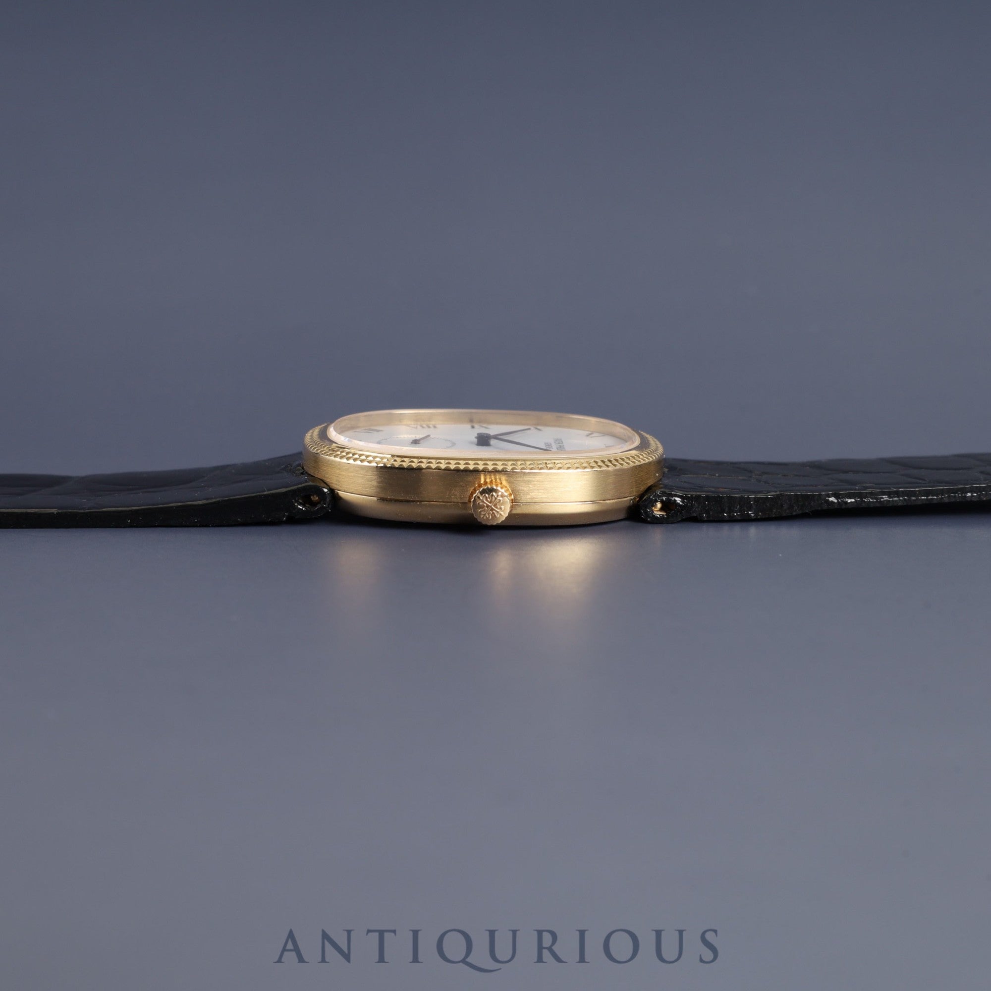 Patek Philippe Golden Ellipse 3989J Manual winding Cal.215 750 Leather Genuine buckle (750) White Roman dial Overhauled