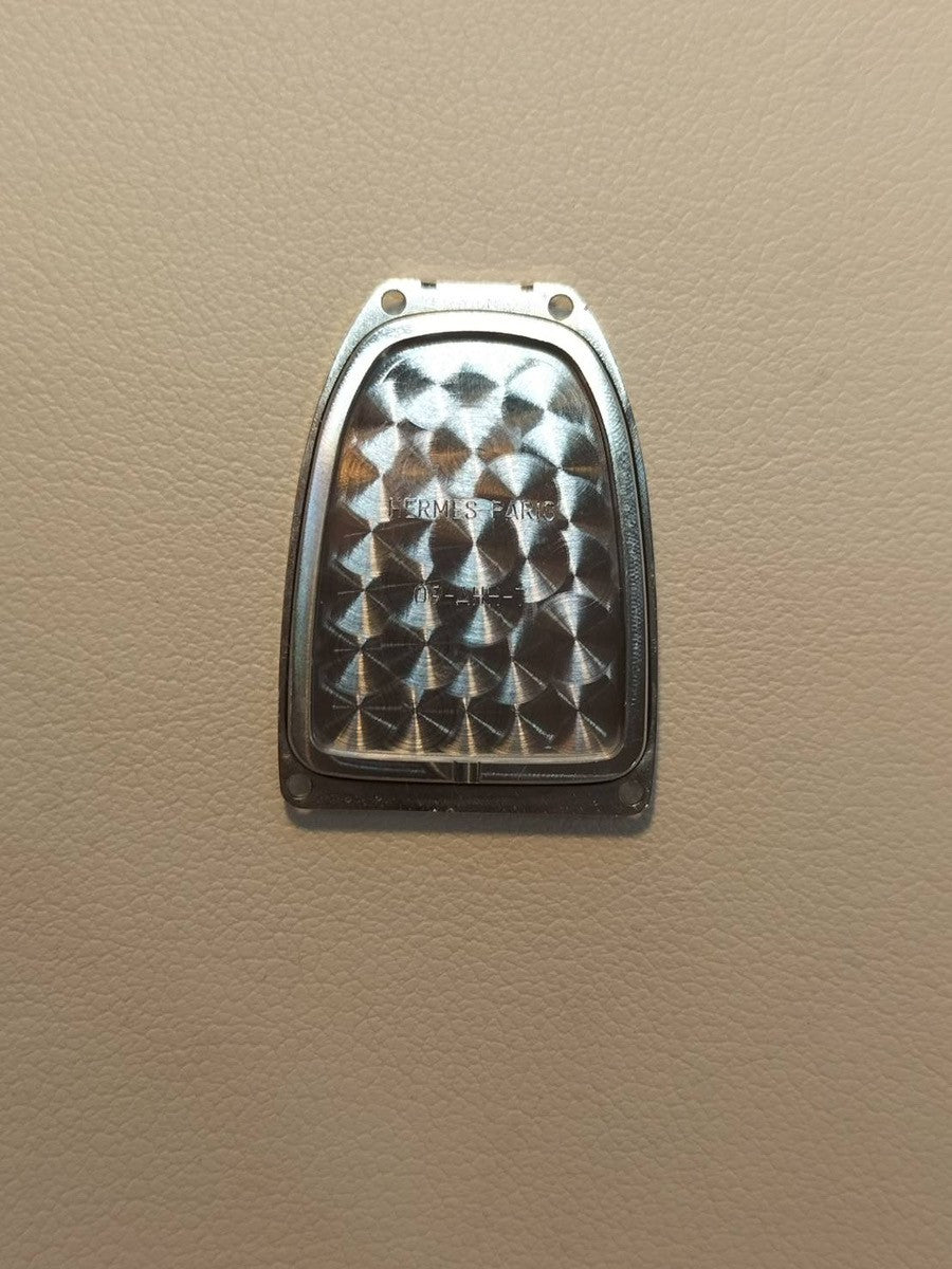 エルメス ギャロップ W053757WW00 / GA1.110 クォーツ SS 純正ベルト 純正尾錠(SS)シルバー文字盤 箱(剥がれあり) 保証書(2021年)冊子 オーバーホール済み