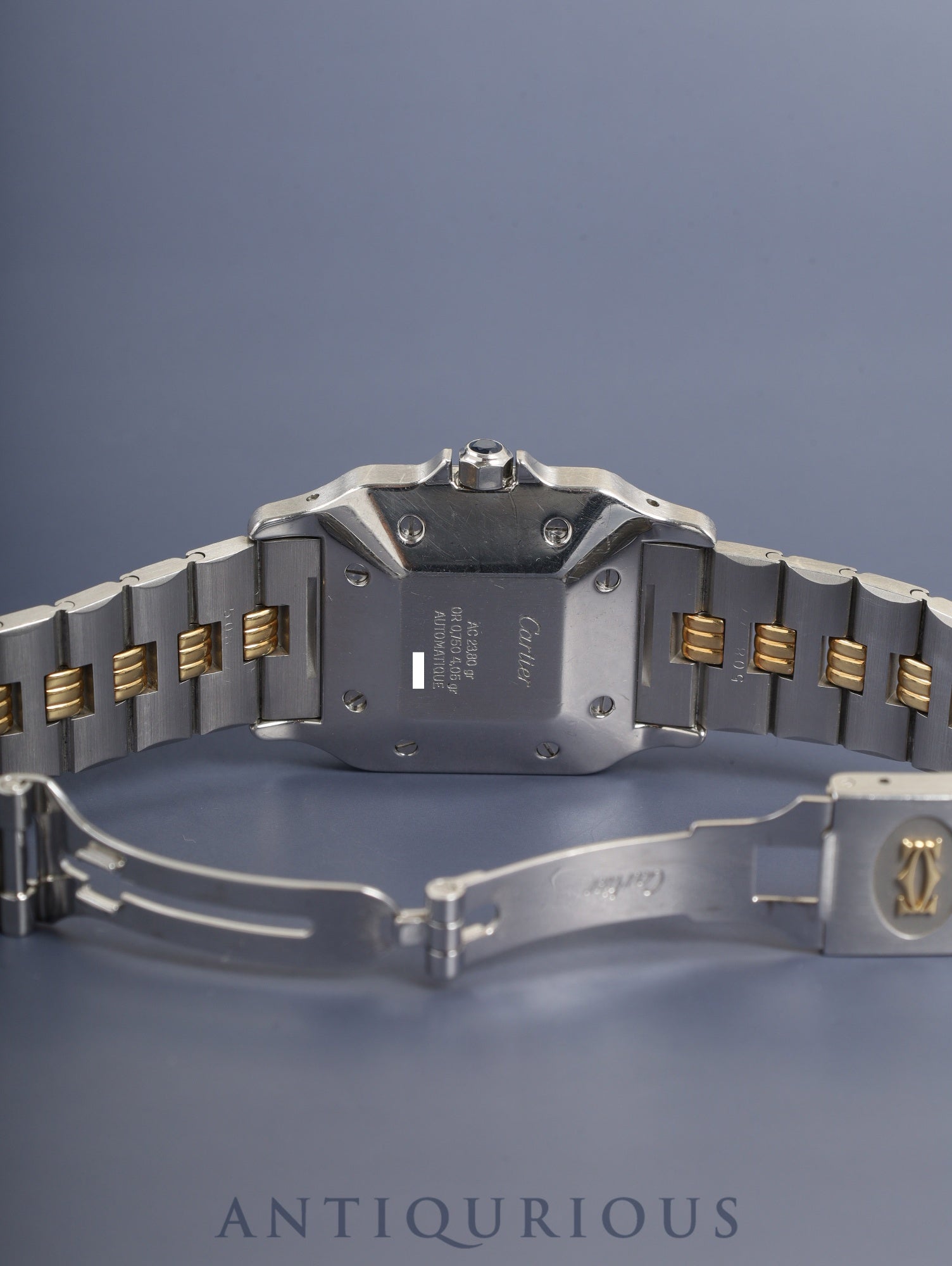 カルティエ サントス ガルベ LM 2961 自動巻き Cal.2671 SS/YG SS/YG ホワイトローマン文字盤 オーバーホール済み