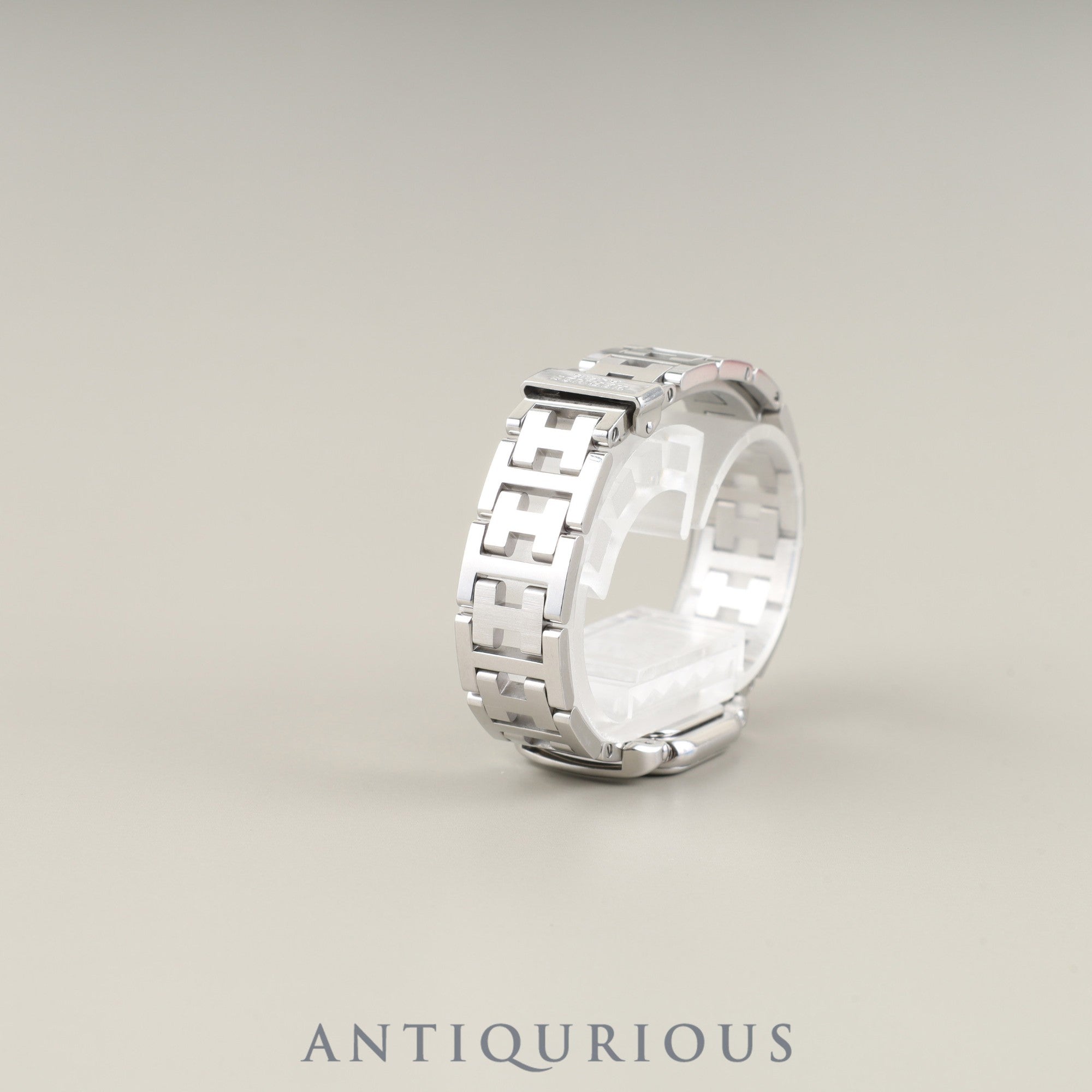 エルメス ラリー RA1.210 クォーツ Cal.976.001 SS SS グレー文字盤 オーバーホール済み