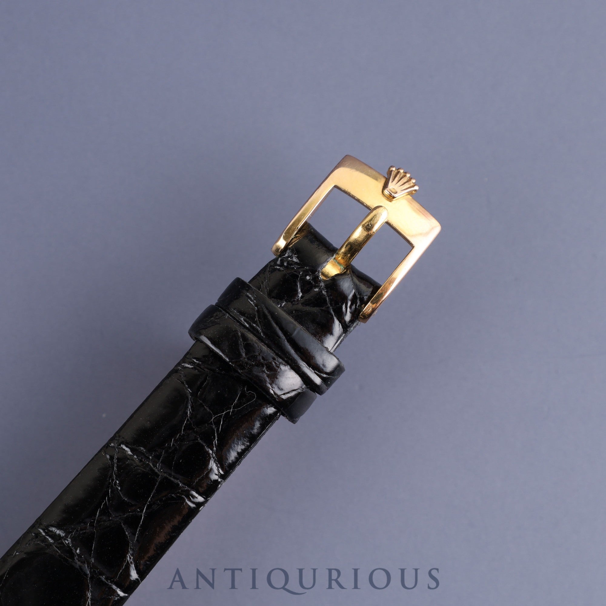 ロレックス チェリーニ 4160 手巻き Cal.1601 18K 革 純正尾錠(GP)シャンパンローマン文字盤 69番(1981年)オーバーホール済み