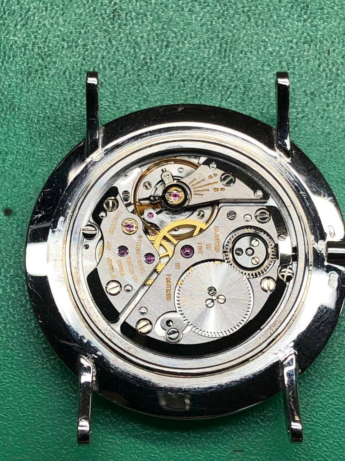 IWC Portofino Manual Winding Cal.1852 WG Leather White Dial 31.6mm IWC