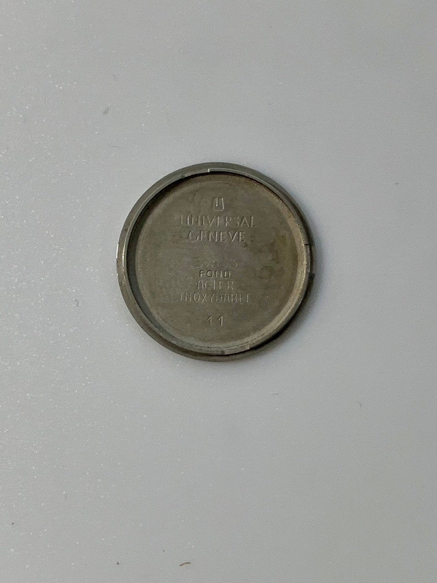 ユニバーサル・ジュネーブ ラウンド 542605 手巻き GP 革 社外尾錠(GP)シャンパン文字盤 オーバーホール済み