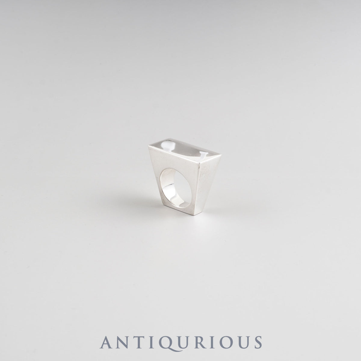 Tiffany Rectangle Block Ring, Sterling Silver, Approx. Size 13