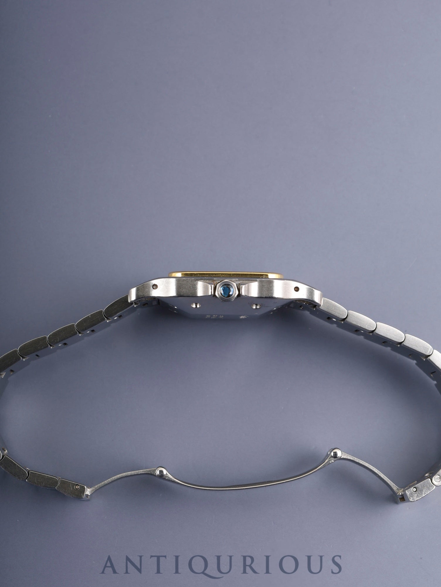 Cartier Santos Carrée LM 2961 Automatic Cal.ETA2671 SS/YG SS/YG White Roman Dial (SWISS marking) Box, Booklets, International Lifetime Guarantee (1981 / with name), Cartier Repair Invoice (2000) Overhauled