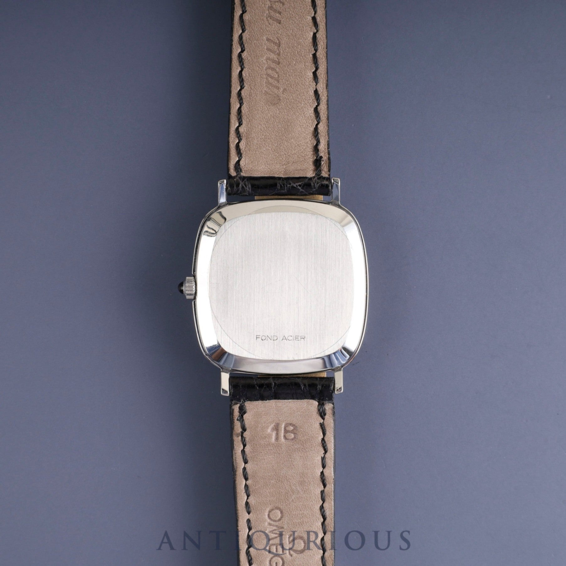 Omega De Ville 111.0118 Manual winding Cal.625 SS Genuine leather strap Genuine buckle (SS) Navy dial Overhauled