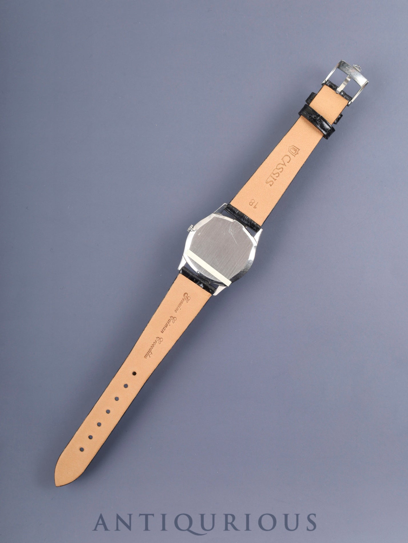 ロレックス チェリーニ 3804 手巻き Cal.1600 18K 革 純正尾錠(SS)シルバー文字盤 26番台(1968年)オーバーホール済み