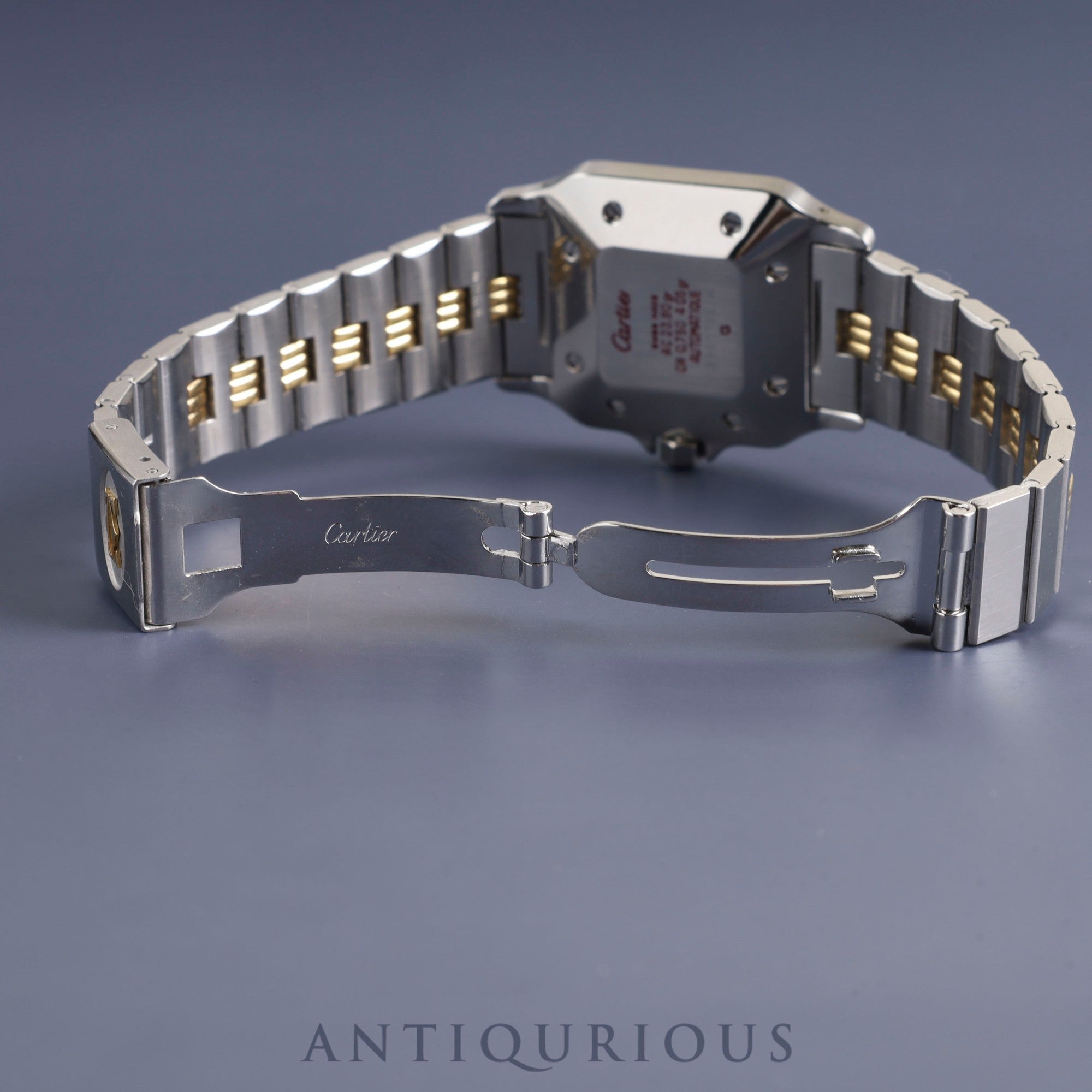 カルティエ サントス ガルベ LM 2961 自動巻き SS/YG SS/YG ホワイトローマン文字盤 カルティエブティックにてコンプリートサービス(フルメンテナンス)済み