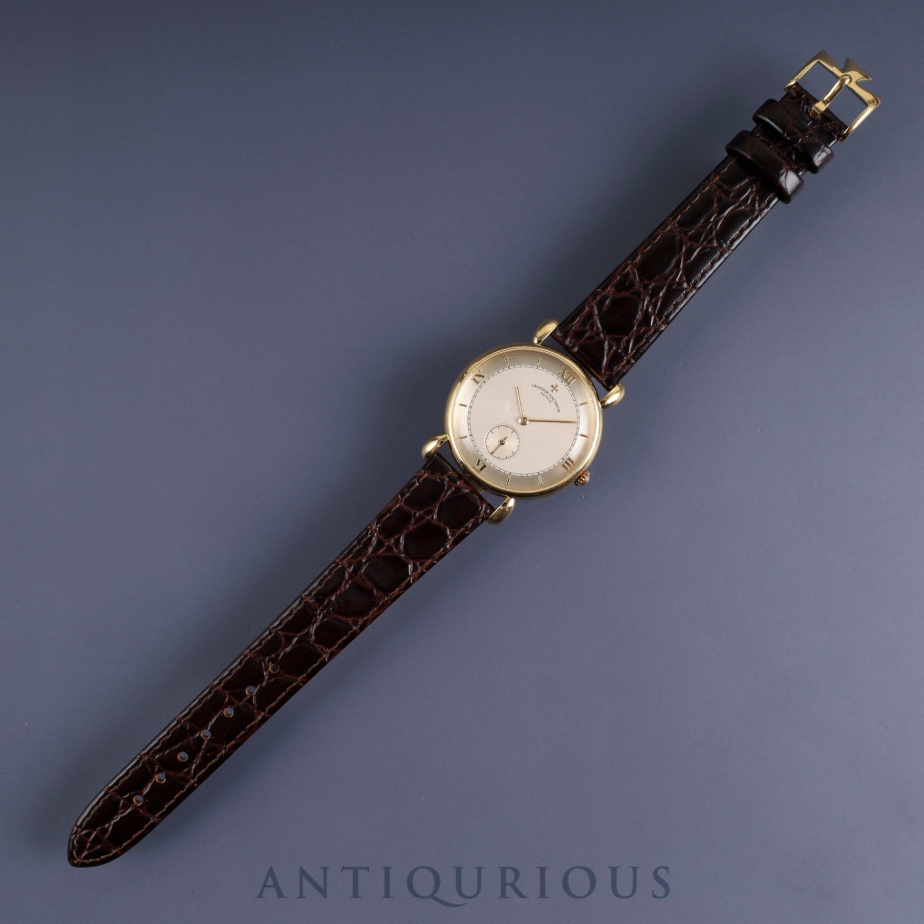 ヴァシュロン・コンスタンタン ヒストリカル ルネサンス 92084/000J-4 手巻き Cal.1014/1 750 革 純正尾錠(750)ゴールド文字盤 純正替えベルト オーバーホール済み