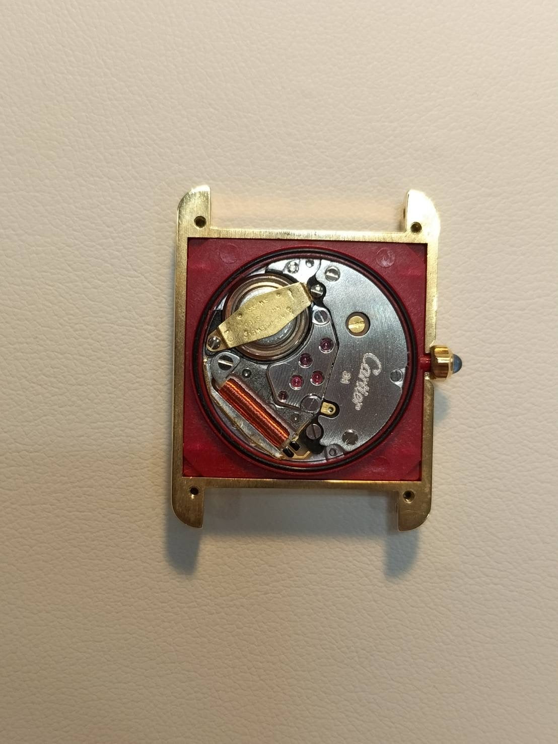Cartier Must Tank LM 6 81006 Quartz Cal.81 SV925 Genuine leather strap Genuine buckle (GP) Black onyx dial Box Warranty card (no date written) Overhauled
