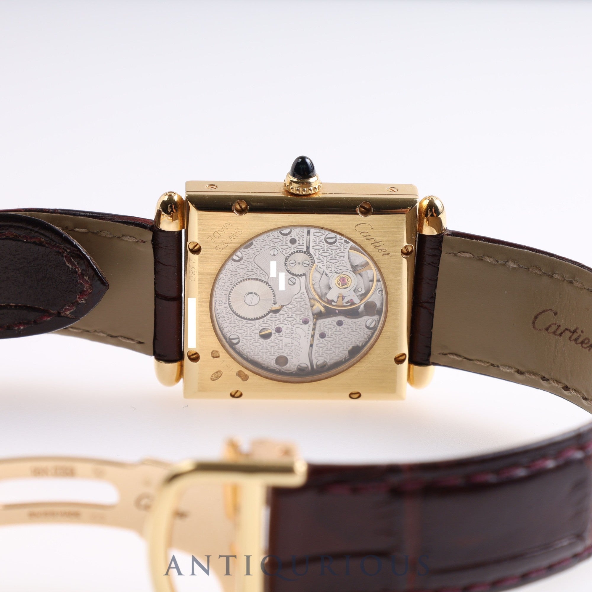 Cartier Tank Obu LM W1527551 2380 Box Warranty Card