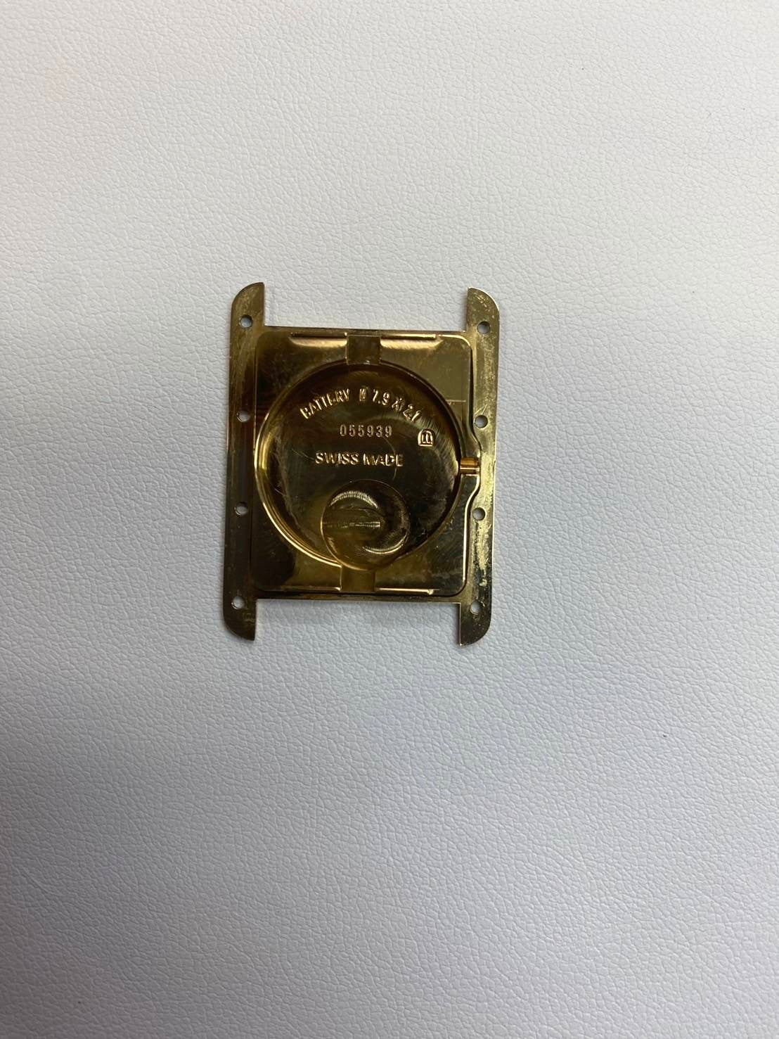 Cartier Must Tank GM (XL) W1017454 / 2413 Quartz Cal.687 925 Leather Ivory Roman Dial Circa 1990-2004 Box Overhauled