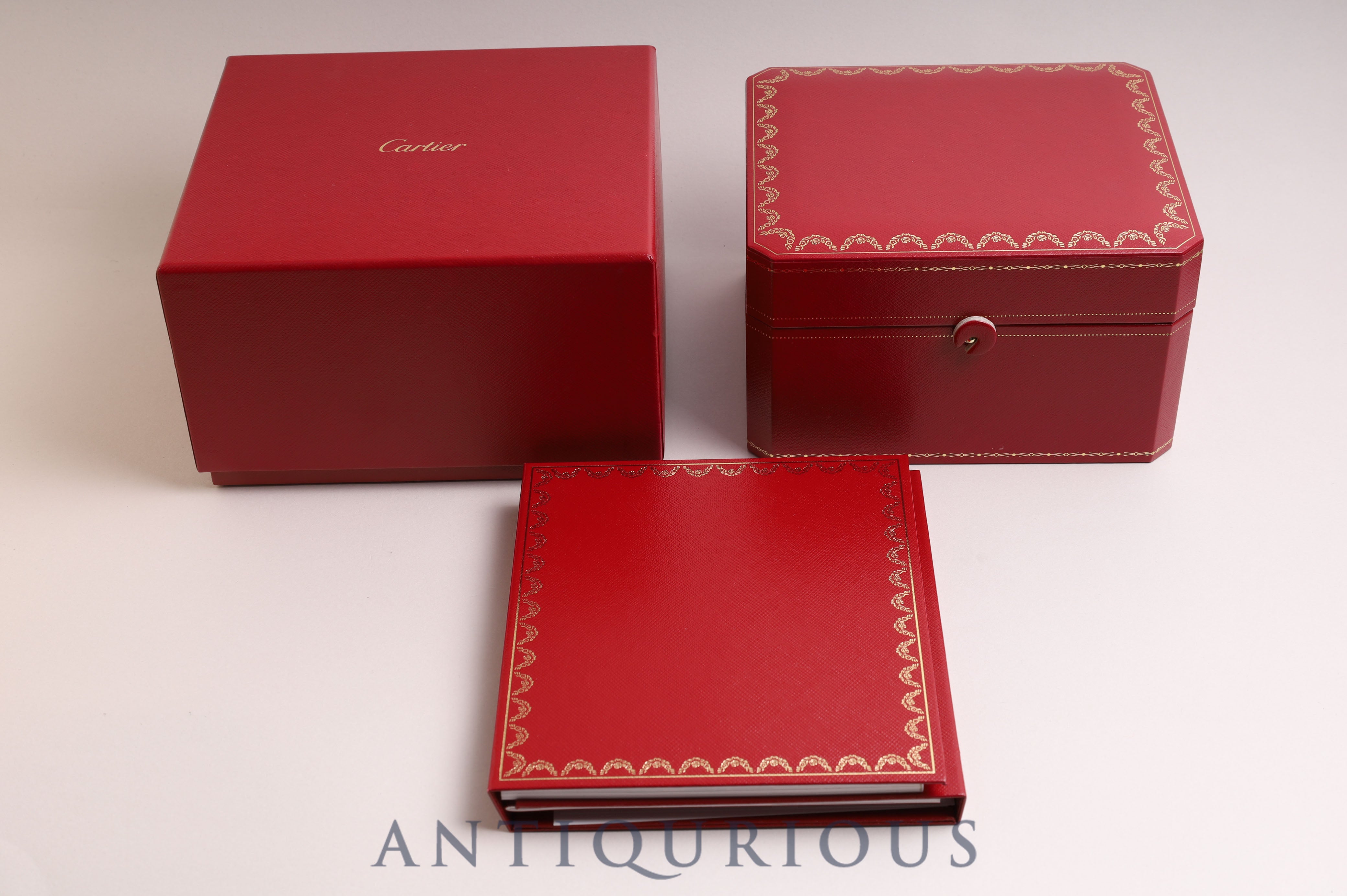Cartier Tank Louis Cartier SM WG QZ White Roman W1541056 with box and booklet Complete service completed in February 2023