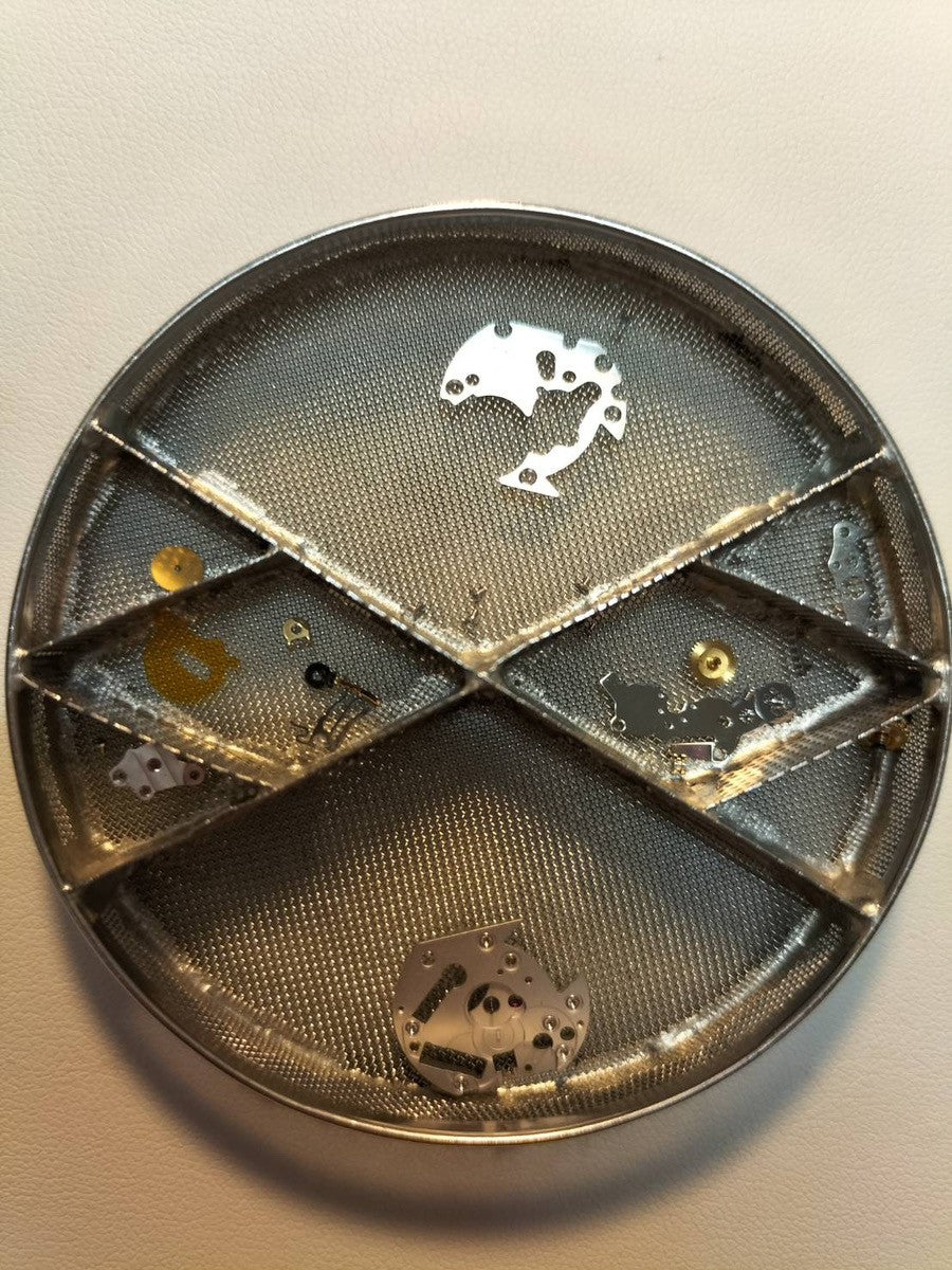 Cartier Must Tank SM 5057001 Quartz Caliber 057 SV925 Leather Strap with Genuine D-Buckle (GP) Side Trinity Dial Circa 1982-Circa 1995 Overhauled