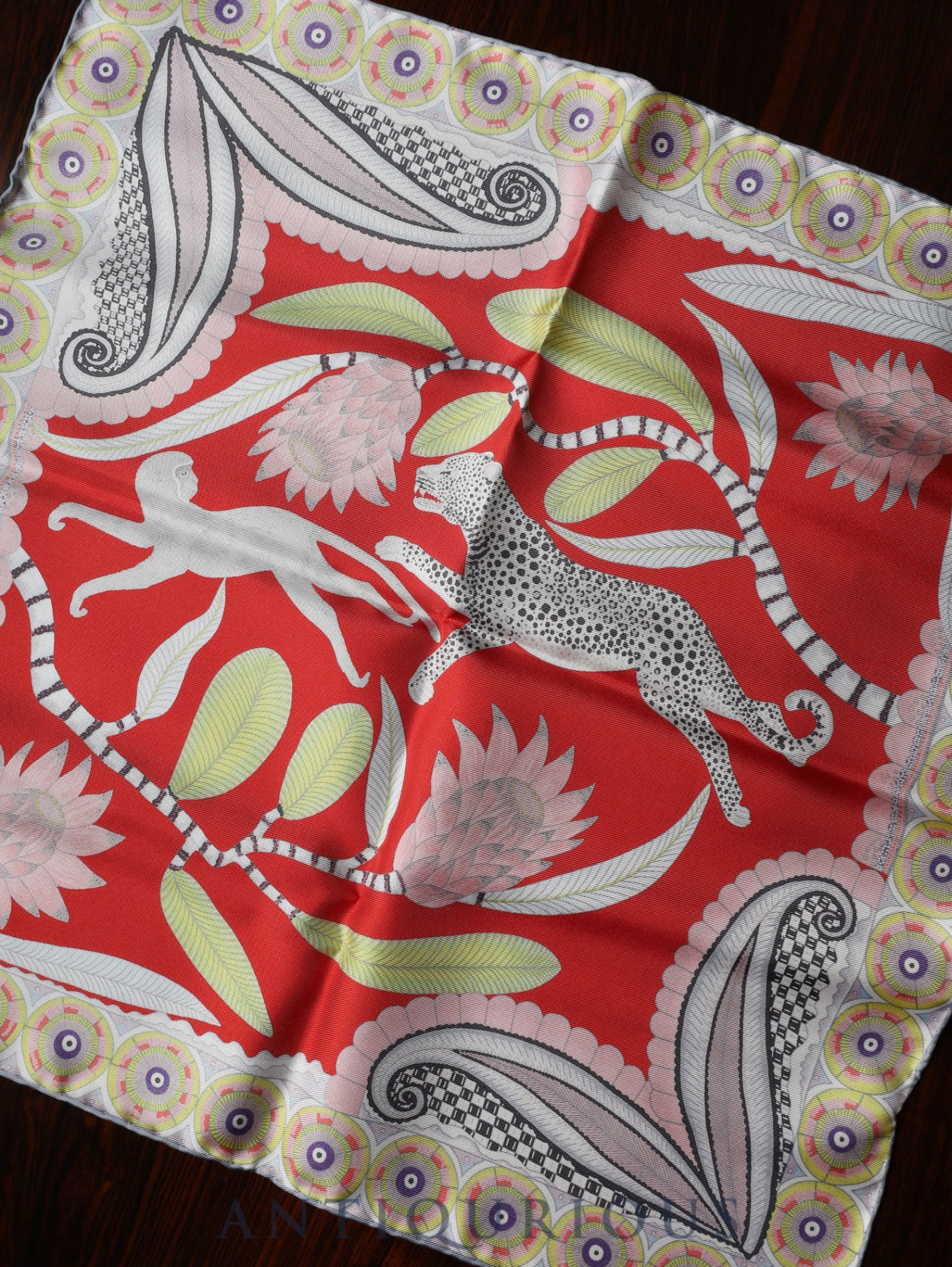 Hermès Scarf Carre 45 The Savana Dance 100% Silk With Box and Tags