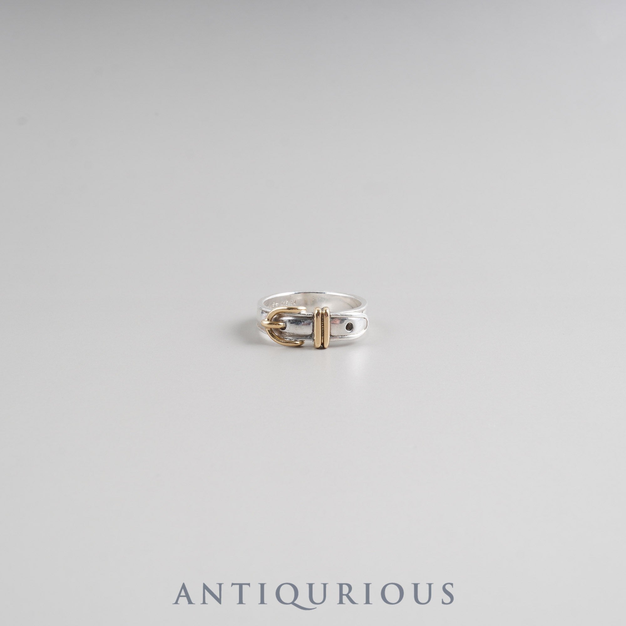Hermès Santur Ring, SV925/750, 4.2g, #54, Approx. Size 13
