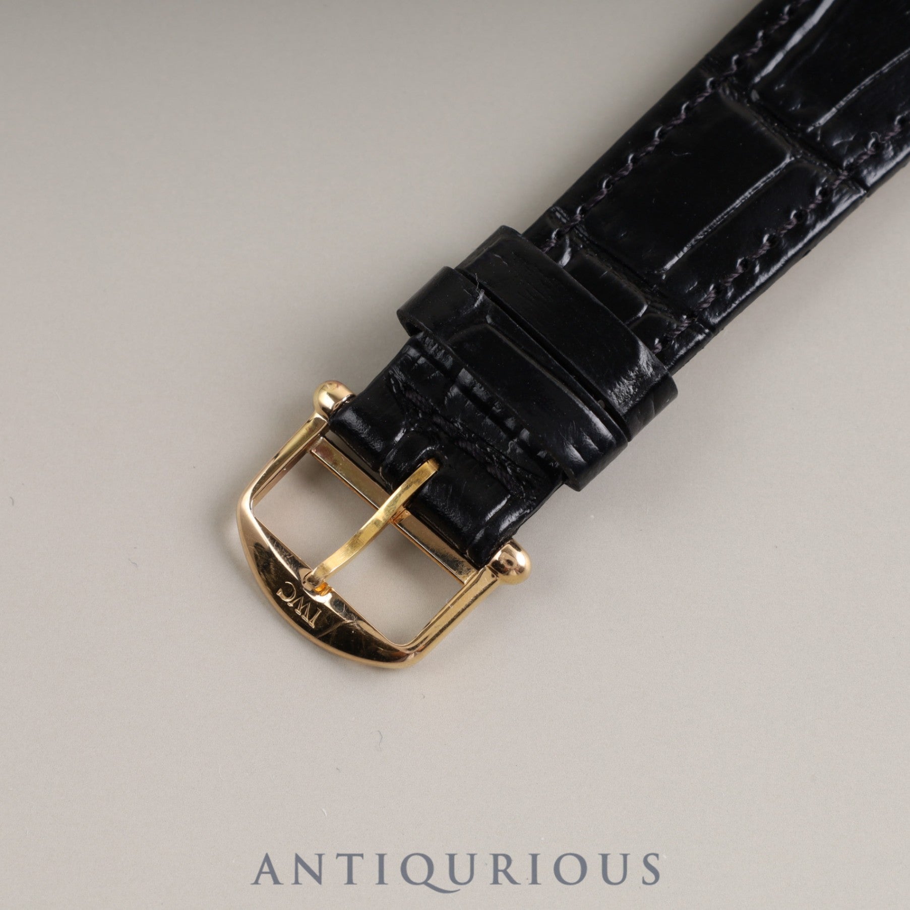 IWC Portofino 2411 125th Anniversary Model Manual Winding Cal.1852 750 Leather Genuine Buckle (750) White Dial 34.0mm Overhauled IWC