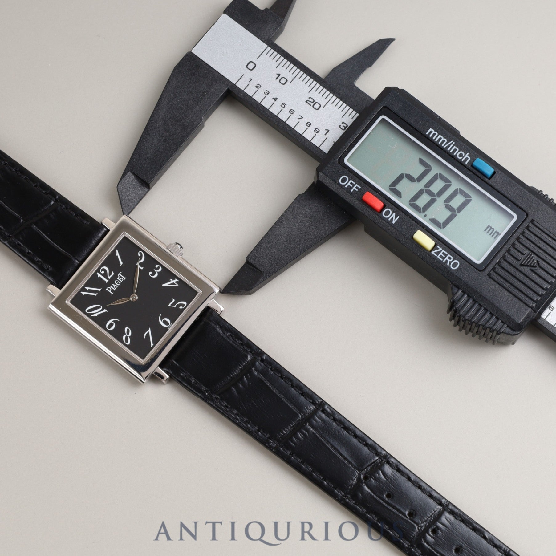 Piaget Altiplano 9930 Manual winding Cal.430P 750 Leather Genuine buckle (750) Black dial Overhauled