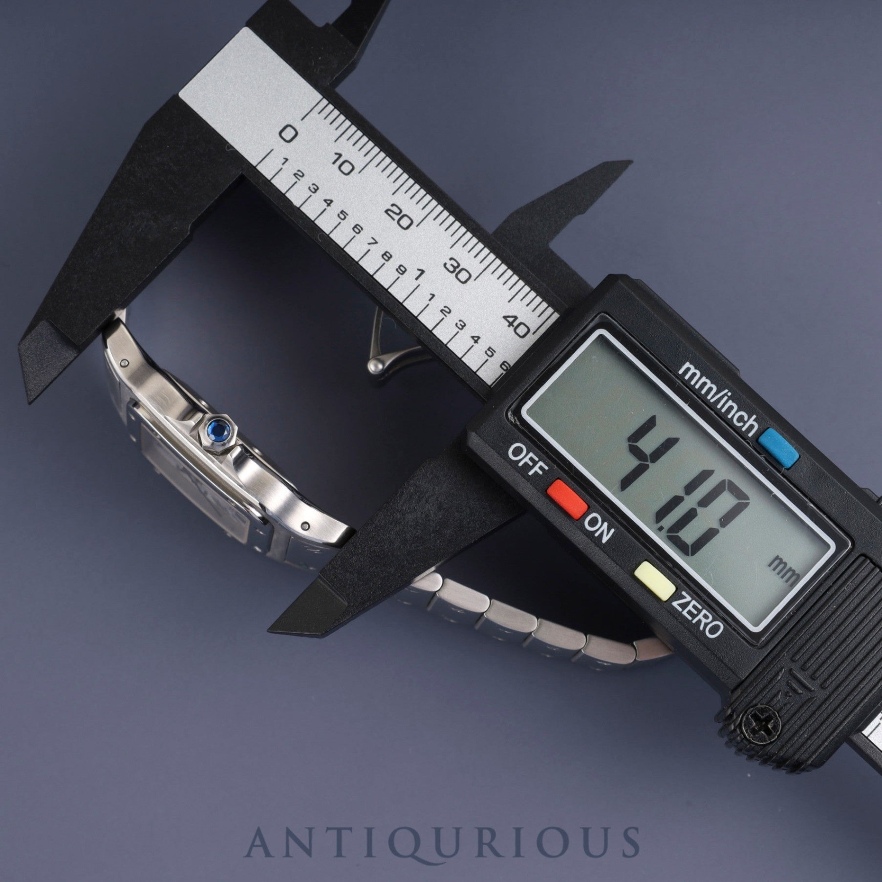 カルティエ サントス ガルベ LM W20055D6 / 2319 自動巻き SS SS シルバーギョーシェ文字盤 カルティエブティックにてコンプリートサービス(フルメンテナンス)済み