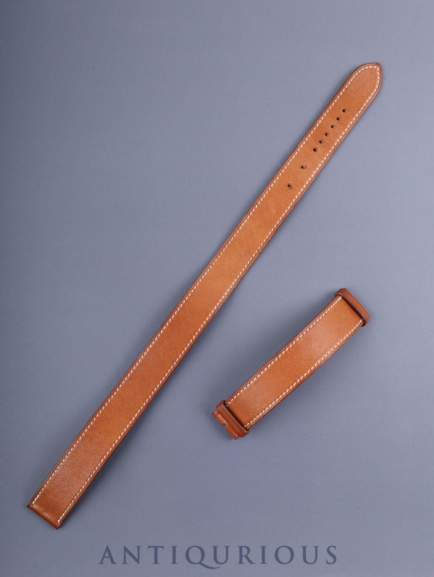 エルメス ケープコッド CC2.710 クォーツ Cal.- SS 革 純正尾錠(SS) シルバー文字盤 純正革ベルト(使用感・穴加工あり)オーバーホール済み