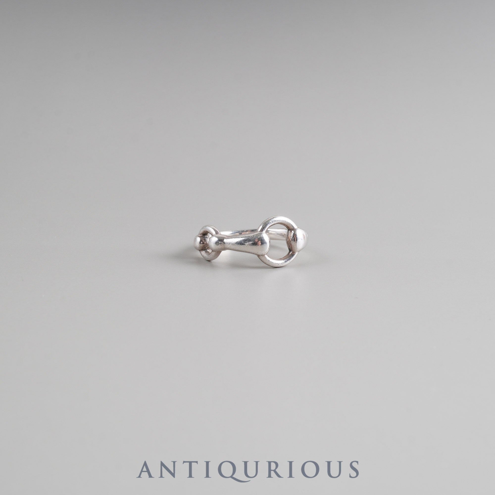Hermes Ring Horsebit SV925 Size 13
