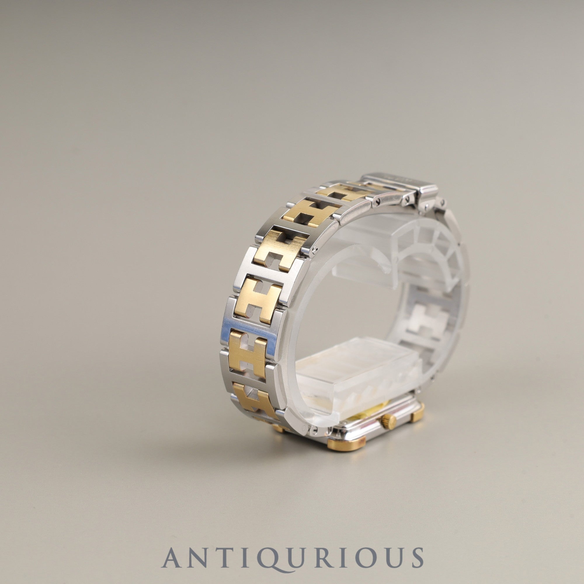 Hermès Cloajour CR1.220 Quartz Cal.976.001 SS/GP SS/GP White Dial Overhauled