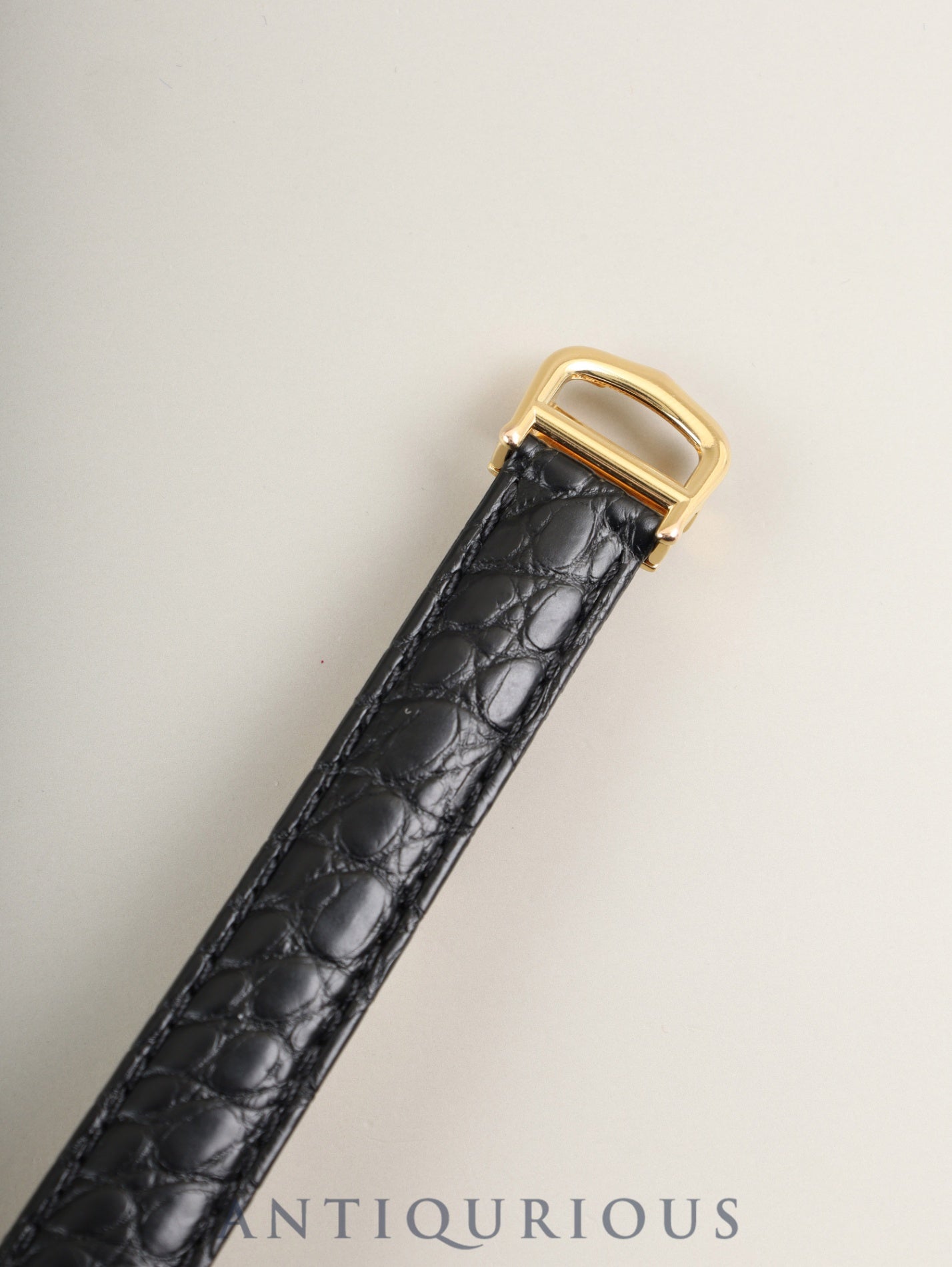 Cartier Must Tank SM 5057001 Quartz Cal. 057 SV925 Leather Genuine D-buckle (GP) Opalescent dial (SWISS markings) Box Warranty (1994) Complete service overhauled at a Cartier boutique on January 2, 2019