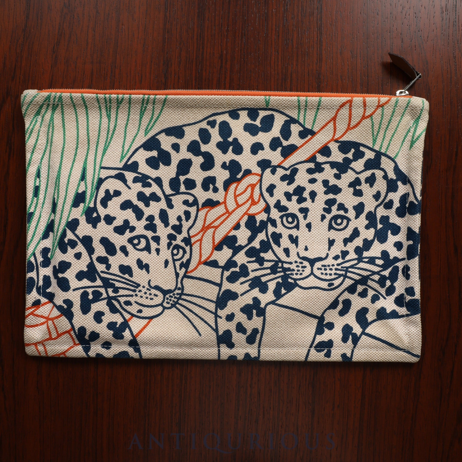 エルメス ポーチ ニューヨッティング GM コットン100%